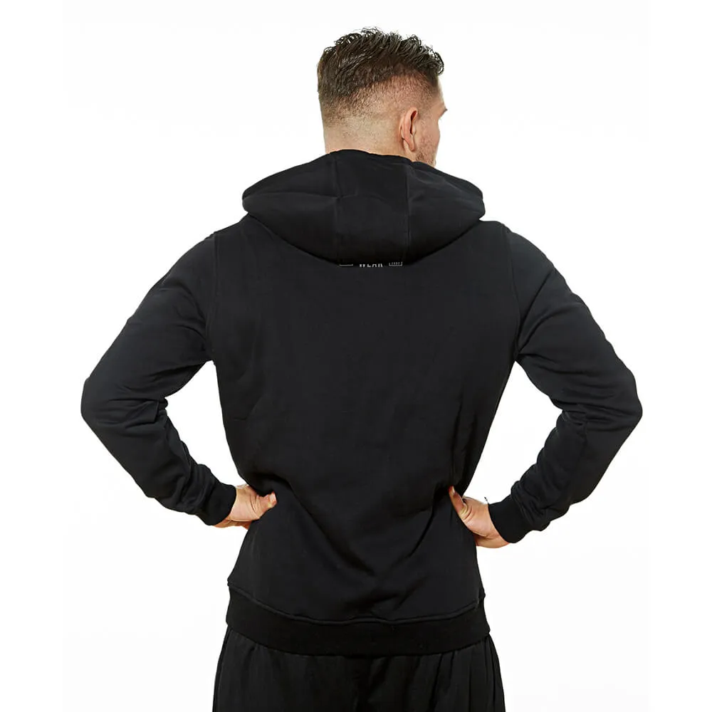Loaded Barcode Heavy Hoodie - Black