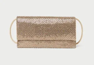 Loeffler Randall - Charlee Flap Clutch (Gold)