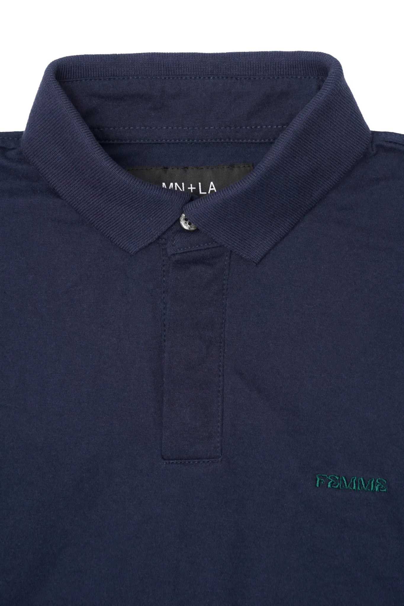 LONGSLEEVE POLO SHIRT IN NAVY