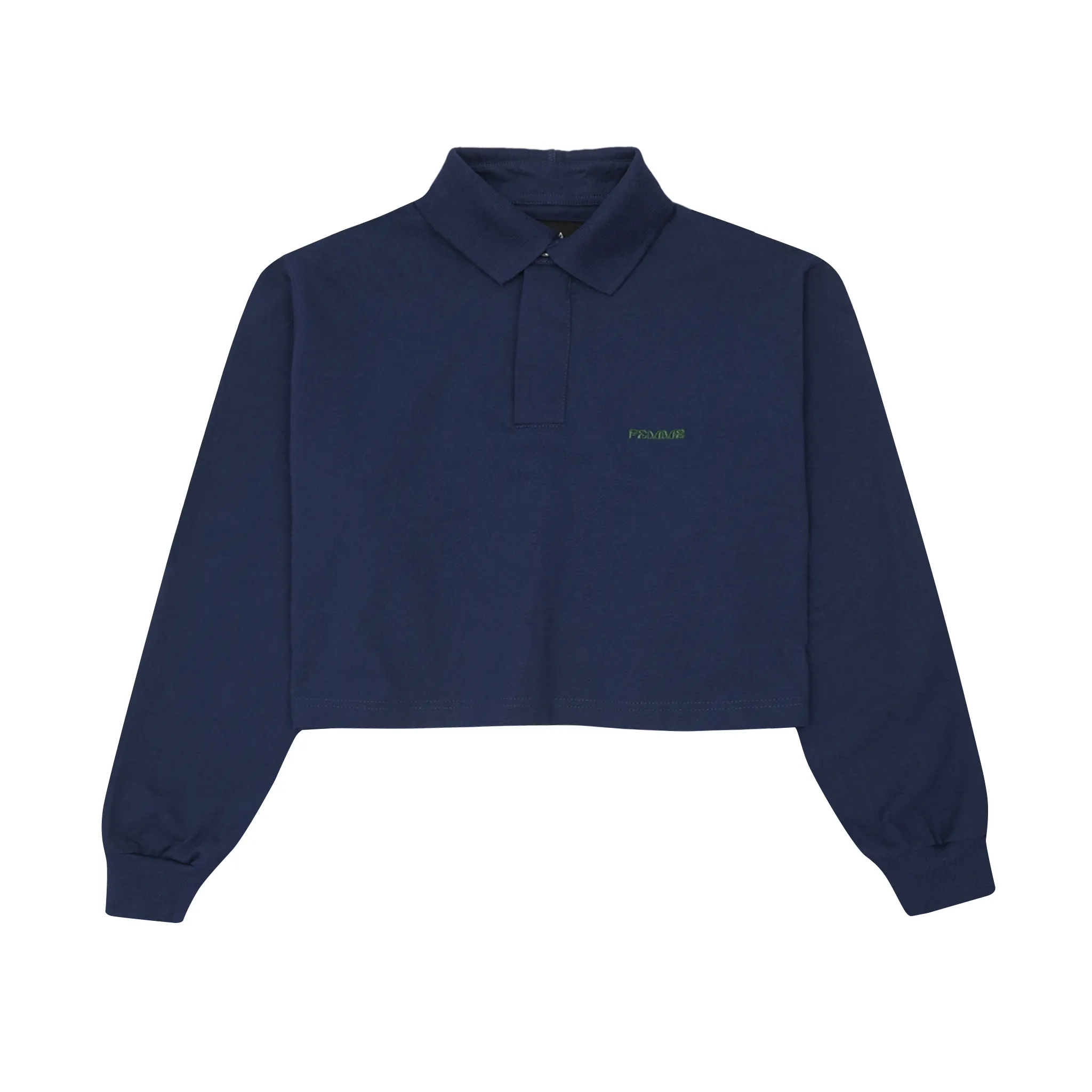 LONGSLEEVE POLO SHIRT IN NAVY