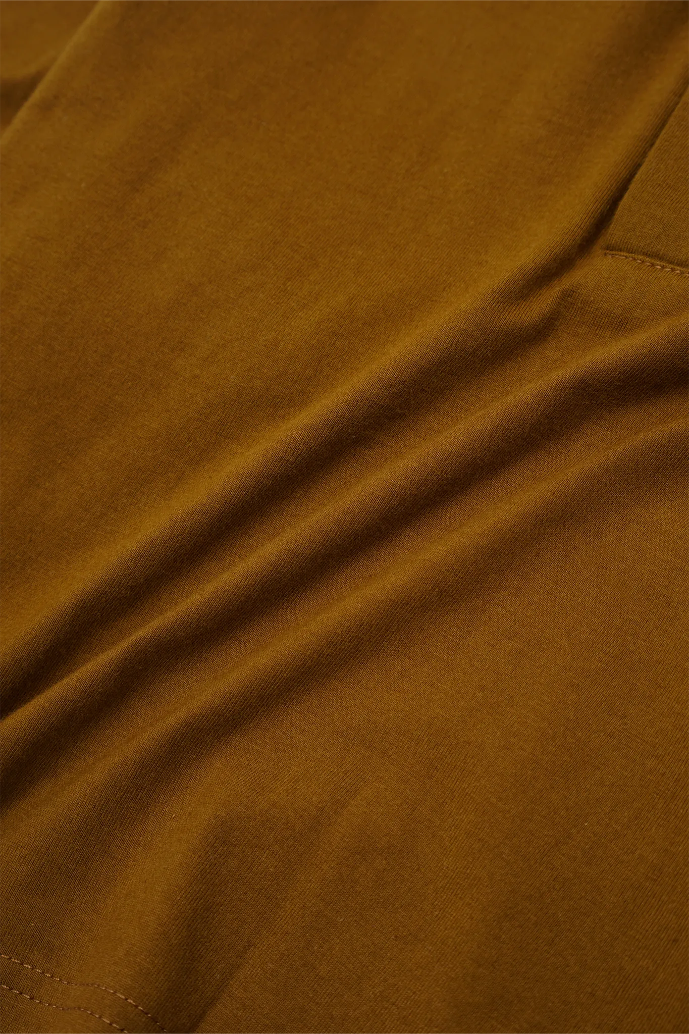 LONGSLEEVE POLO SHIRT IN RUST