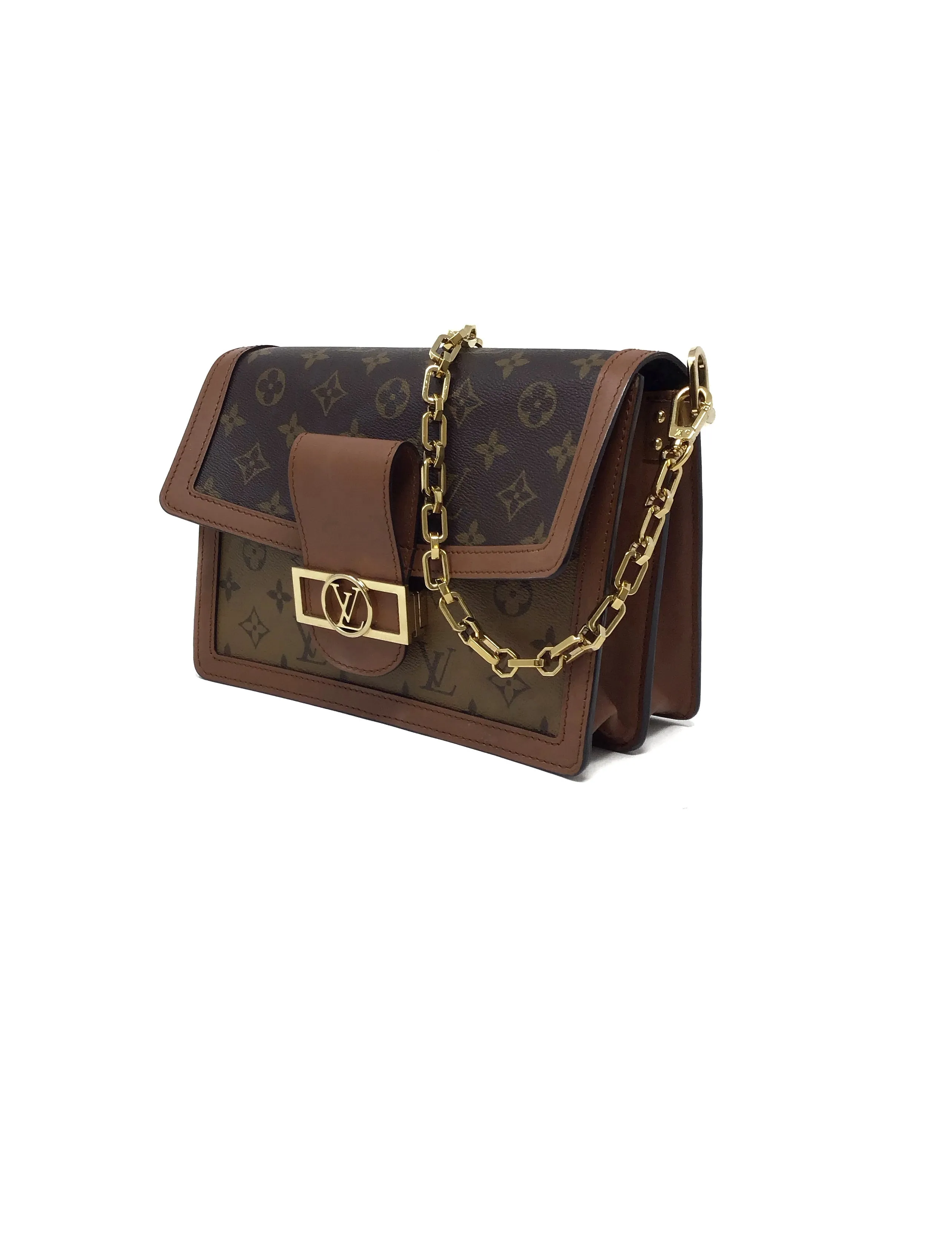 Louis Vuitton '20 'Dauphine' Med Reverse Monogram Crossbody