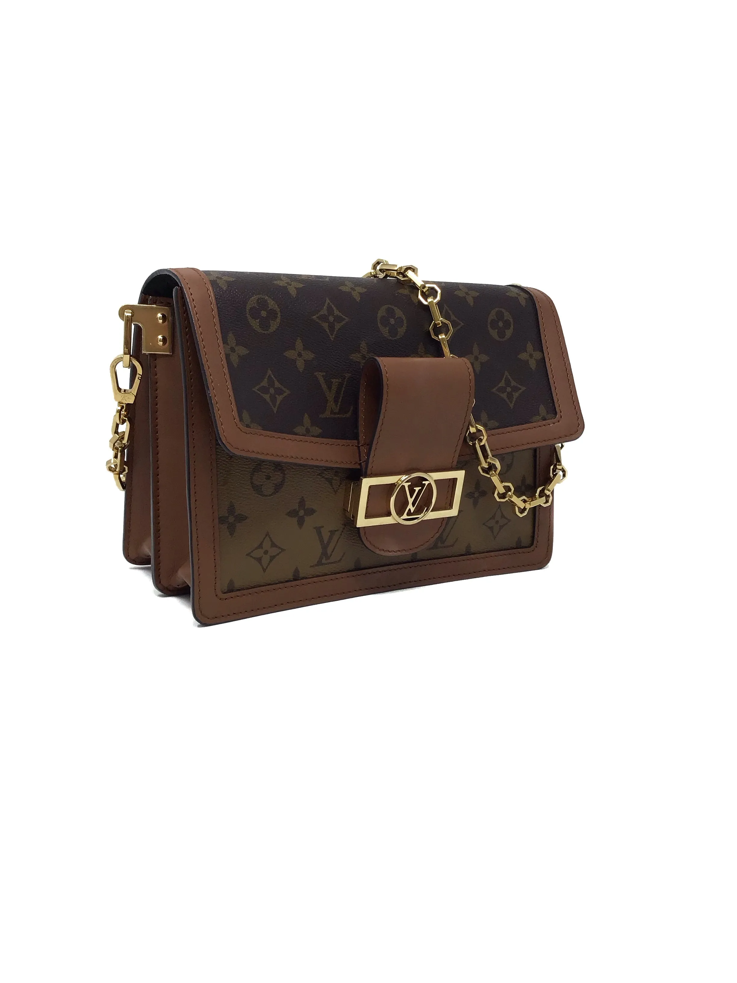 Louis Vuitton '20 'Dauphine' Med Reverse Monogram Crossbody