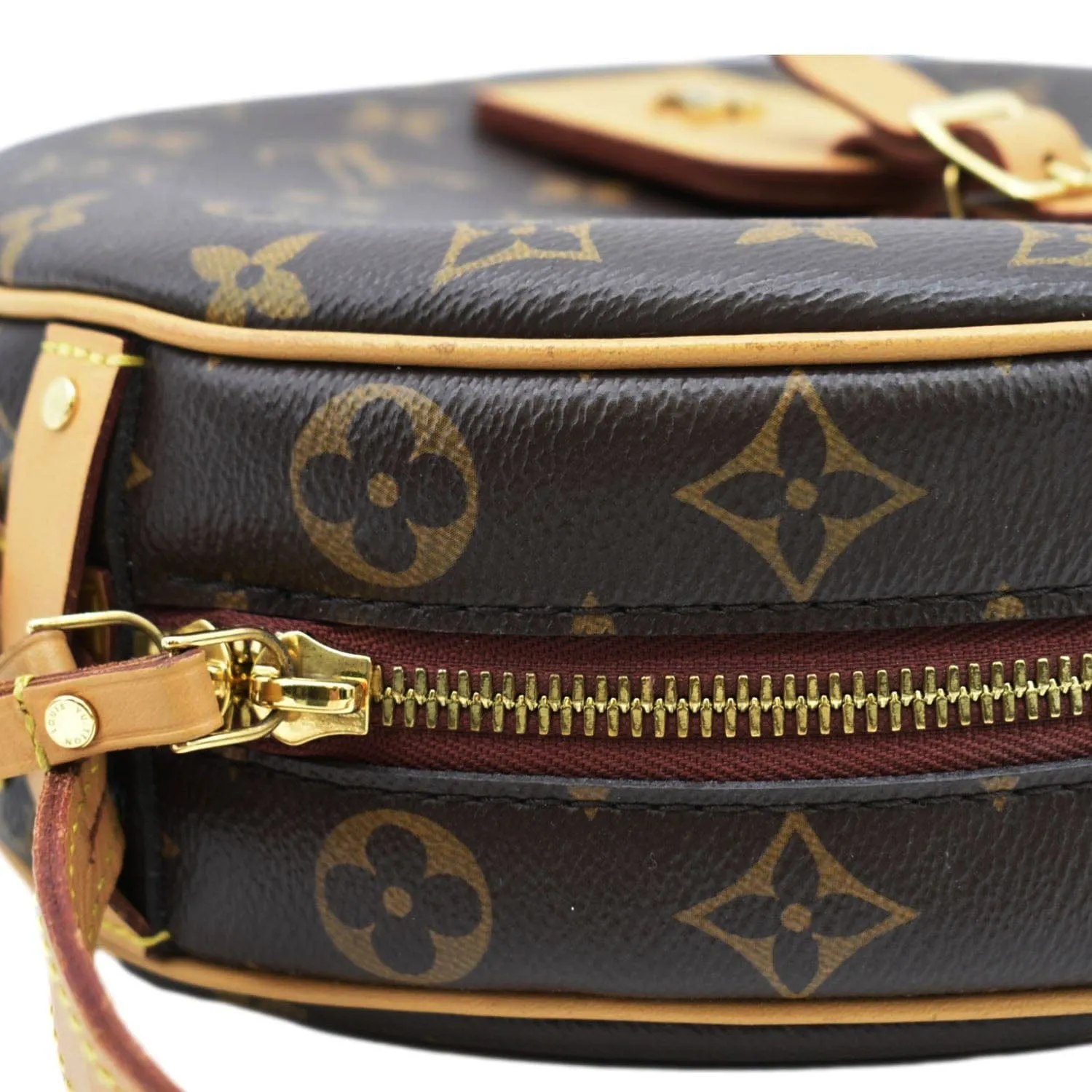LOUIS VUITTON Boite Chapeau Souple Monogram Canvas Shoulder Bag Brown