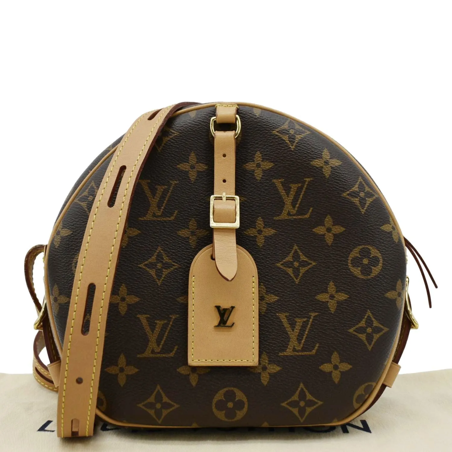 LOUIS VUITTON Boite Chapeau Souple Monogram Canvas Shoulder Bag Brown