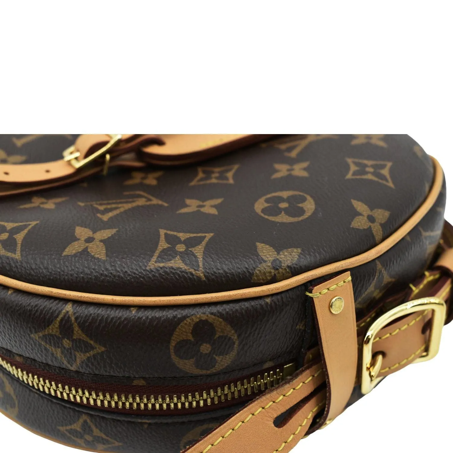 LOUIS VUITTON Boite Chapeau Souple Monogram Canvas Shoulder Bag Brown