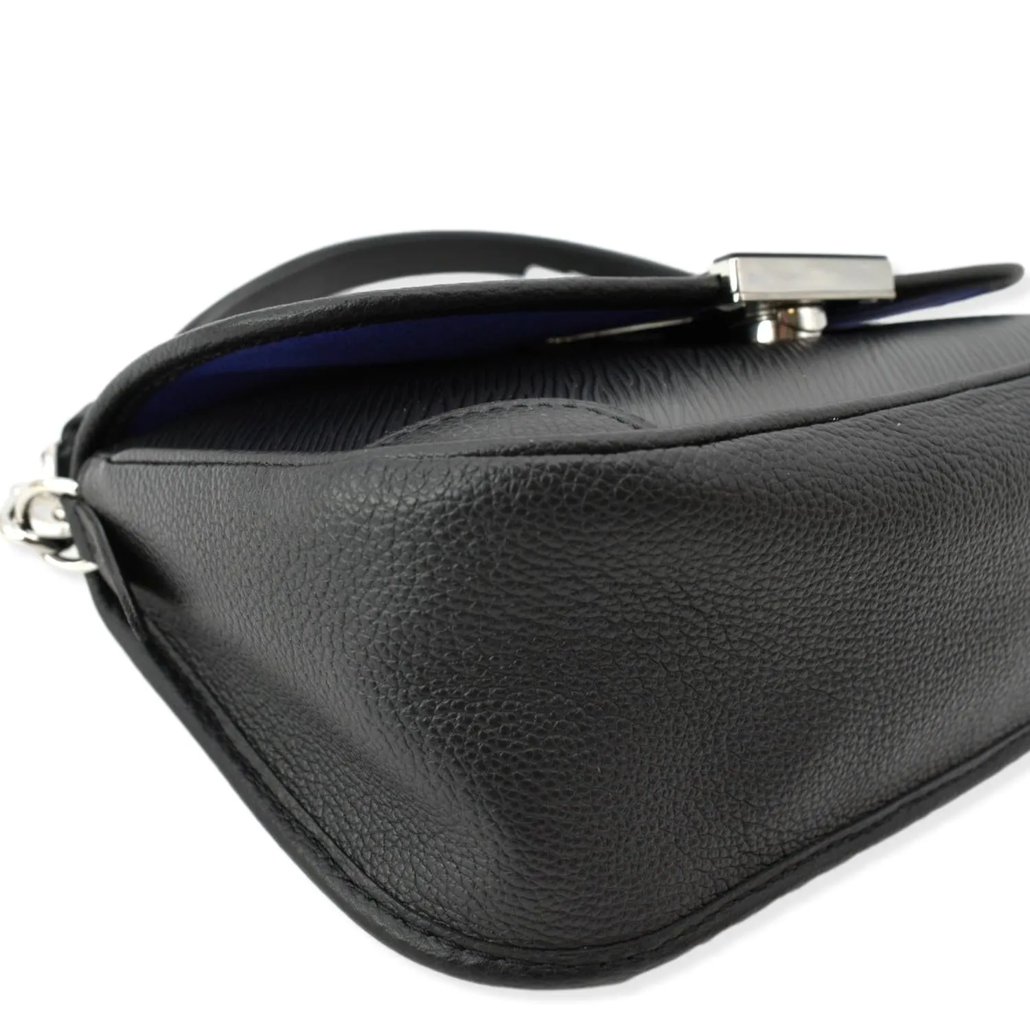 LOUIS VUITTON Buci Epi Grained Leather Shoulder Bag Black