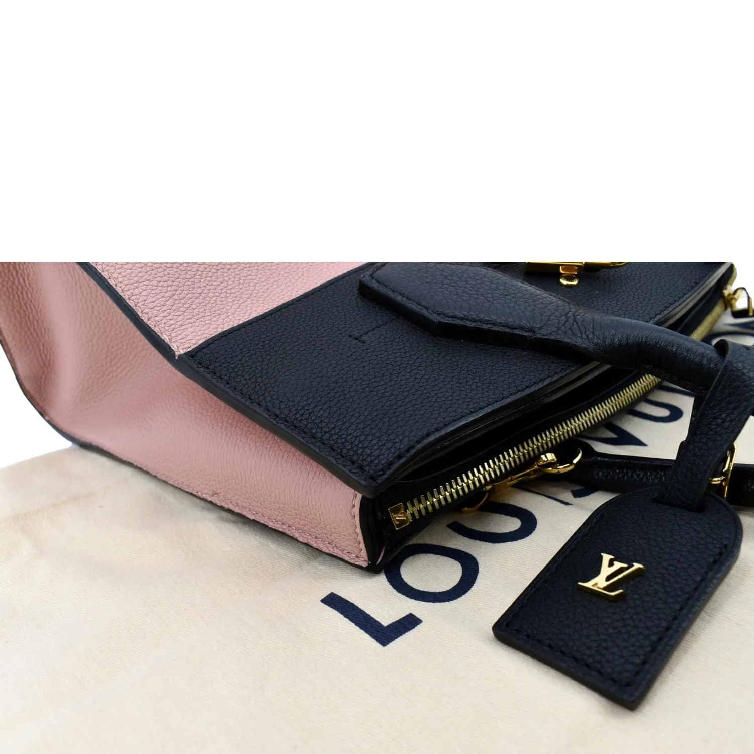 LOUIS VUITTON City Steamer Leather Shoulder Bag Magnolia