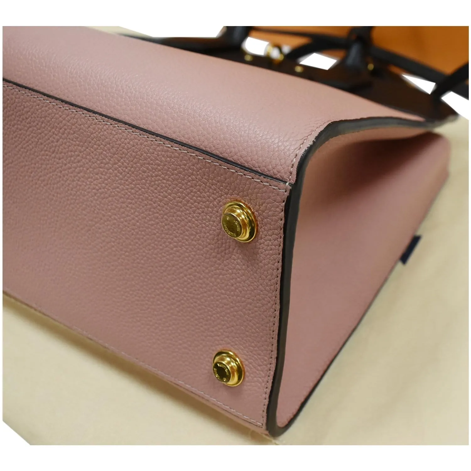 LOUIS VUITTON City Steamer MM Leather Shoulder Bag Magnolia