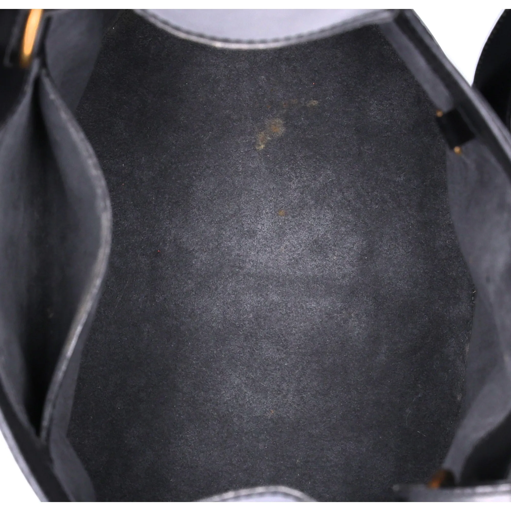 Louis Vuitton Cluny Epi Bucket Shoulder Bag M52252 Noir Leather