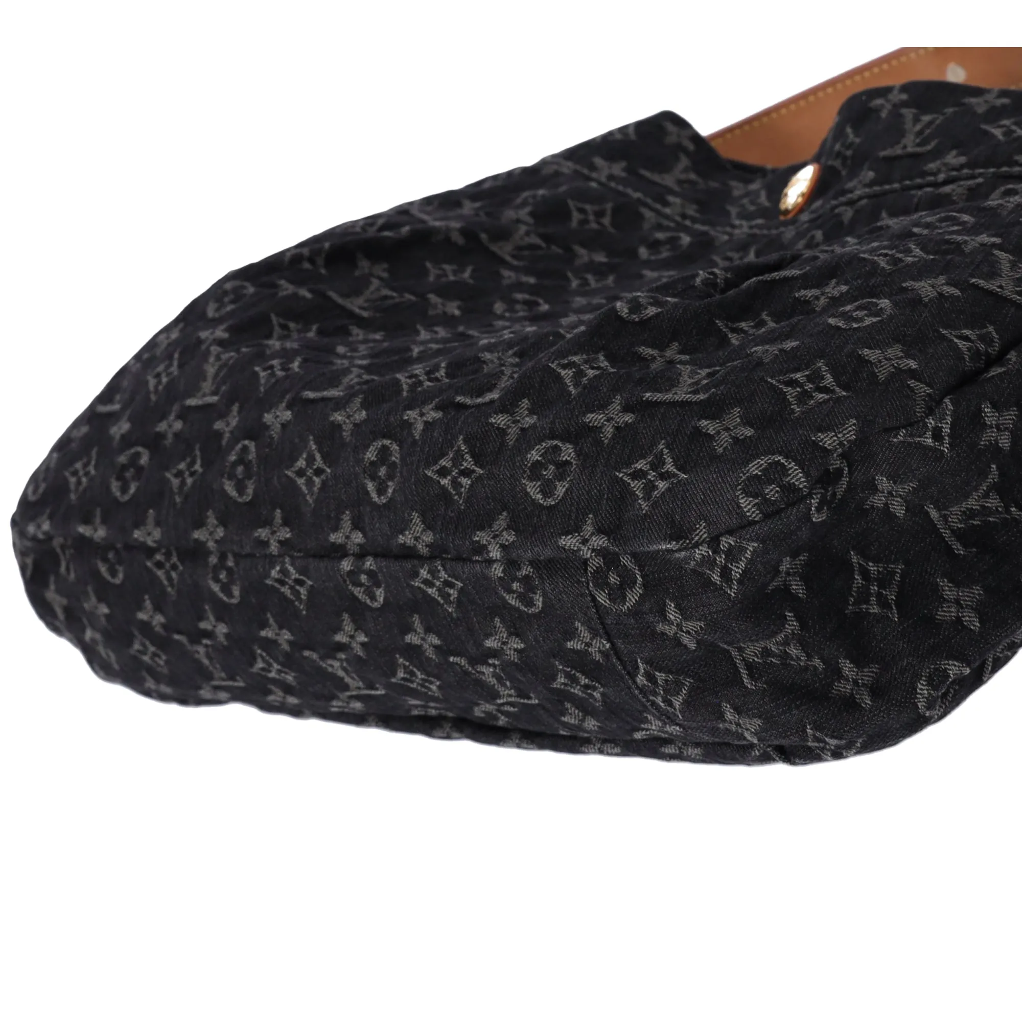 Louis Vuitton Daily PM Monogram Denim Shoulder Bag M40494 Black