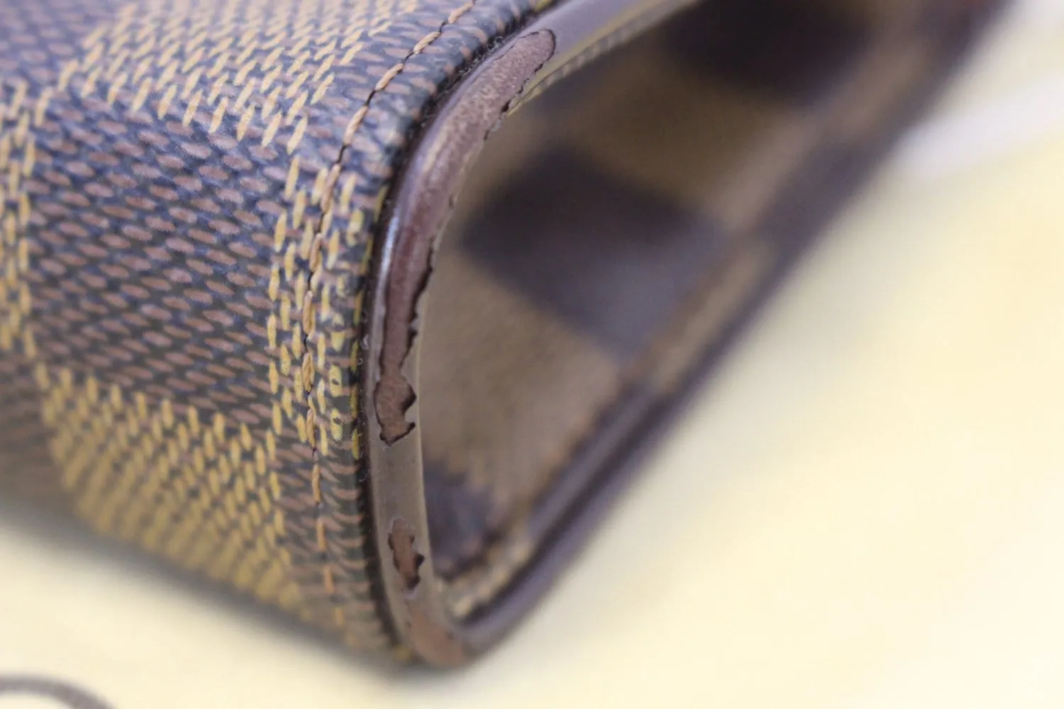 LOUIS VUITTON Damier Pochette Florentine Pouch Bum Bag
