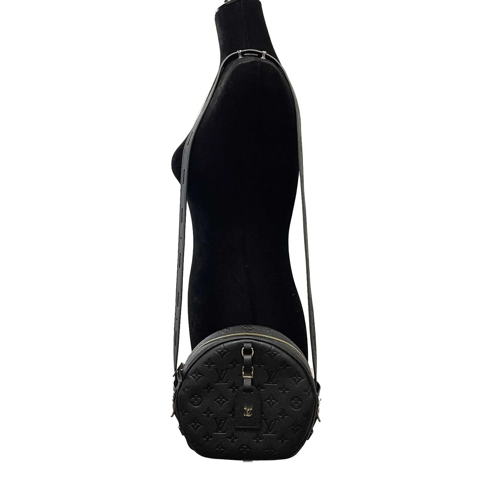Louis Vuitton - Empreinte Boite Chapeau Souple Black Round Crossbody