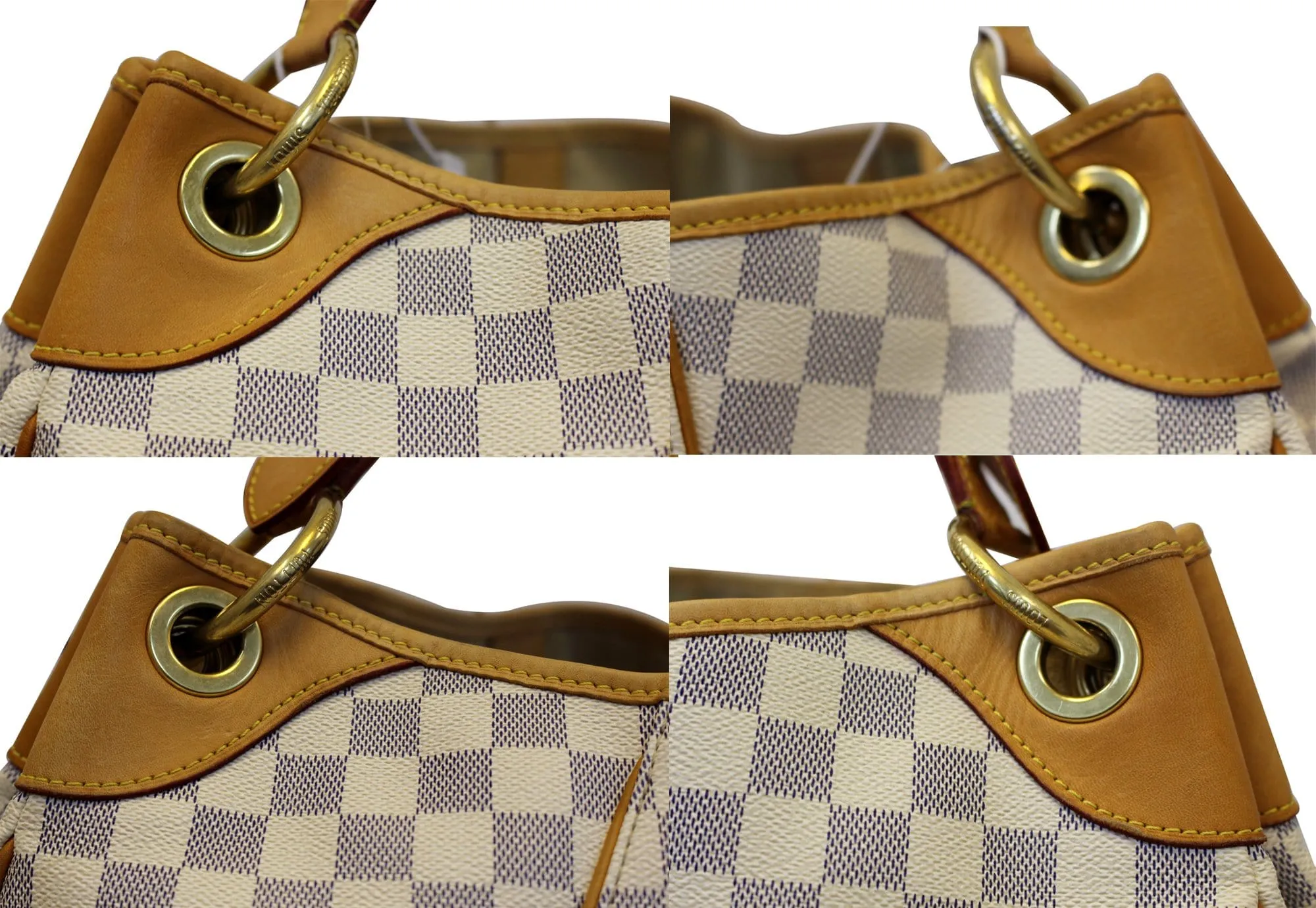 LOUIS VUITTON Galliera GM Damier Azur Shoulder Bag