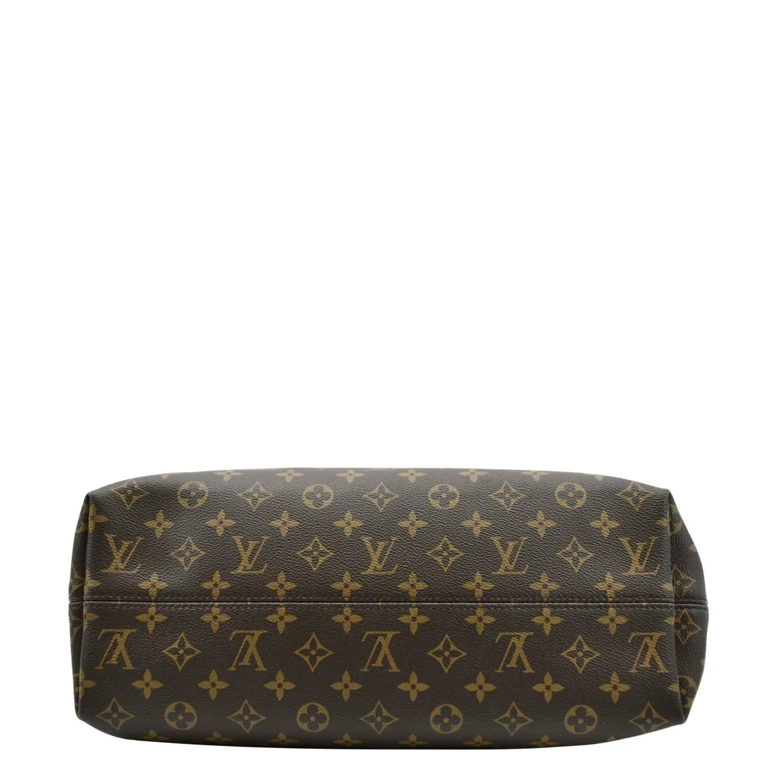 LOUIS VUITTON Graceful MM Monogram Canvas Hobo Shoulder Bag Brown