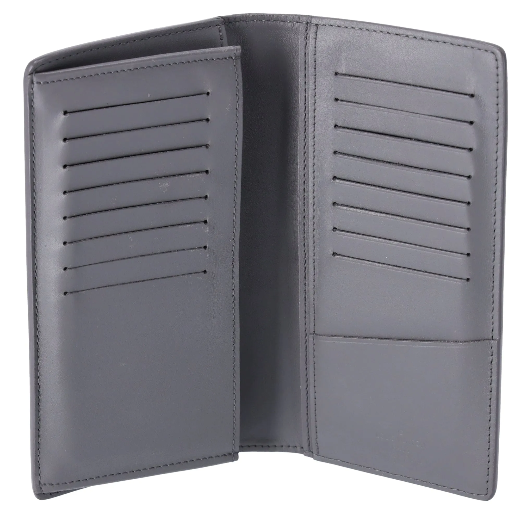 Louis Vuitton Gray Monogram Shadow Portefeuille Brazza M81335 Long Wallet