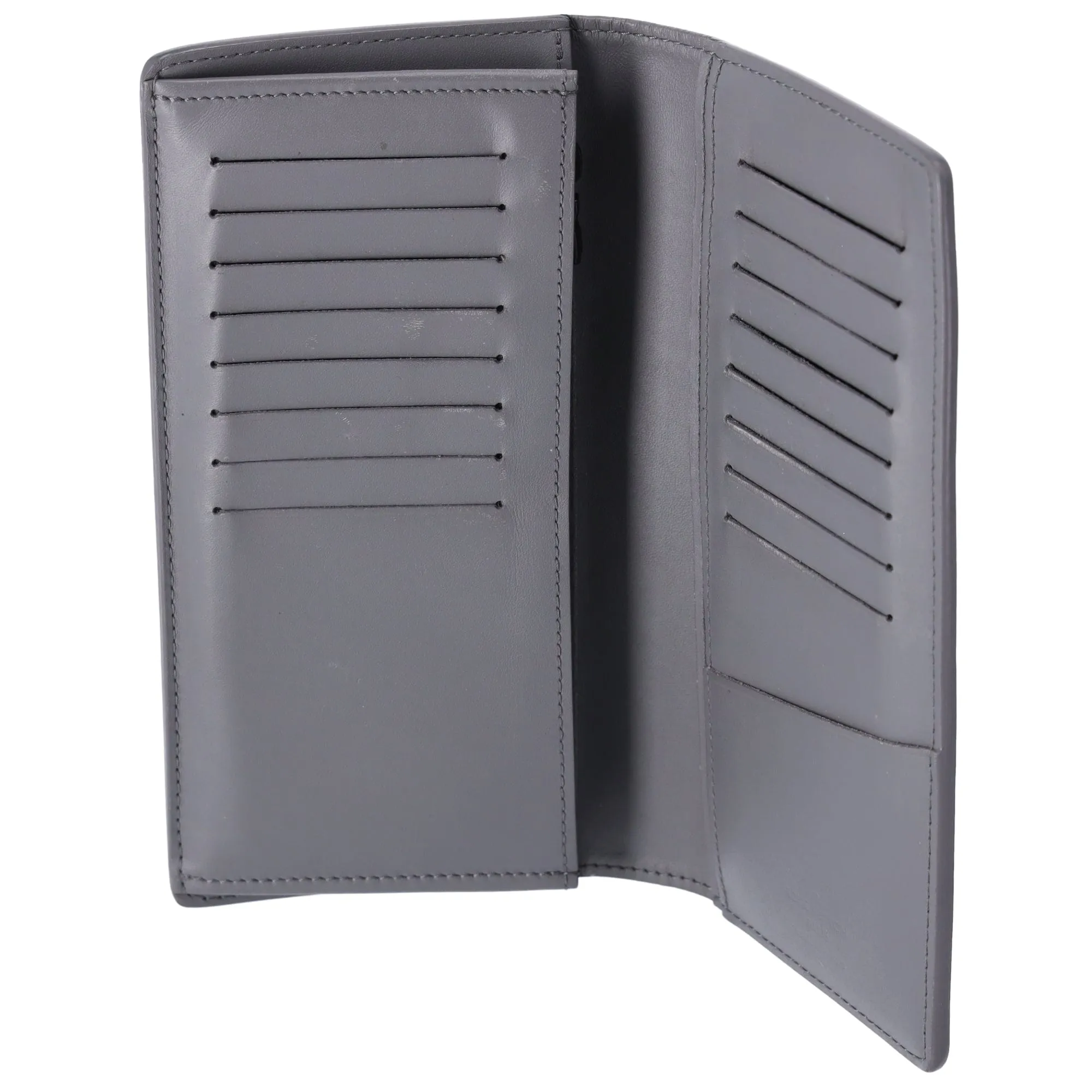 Louis Vuitton Gray Monogram Shadow Portefeuille Brazza M81335 Long Wallet