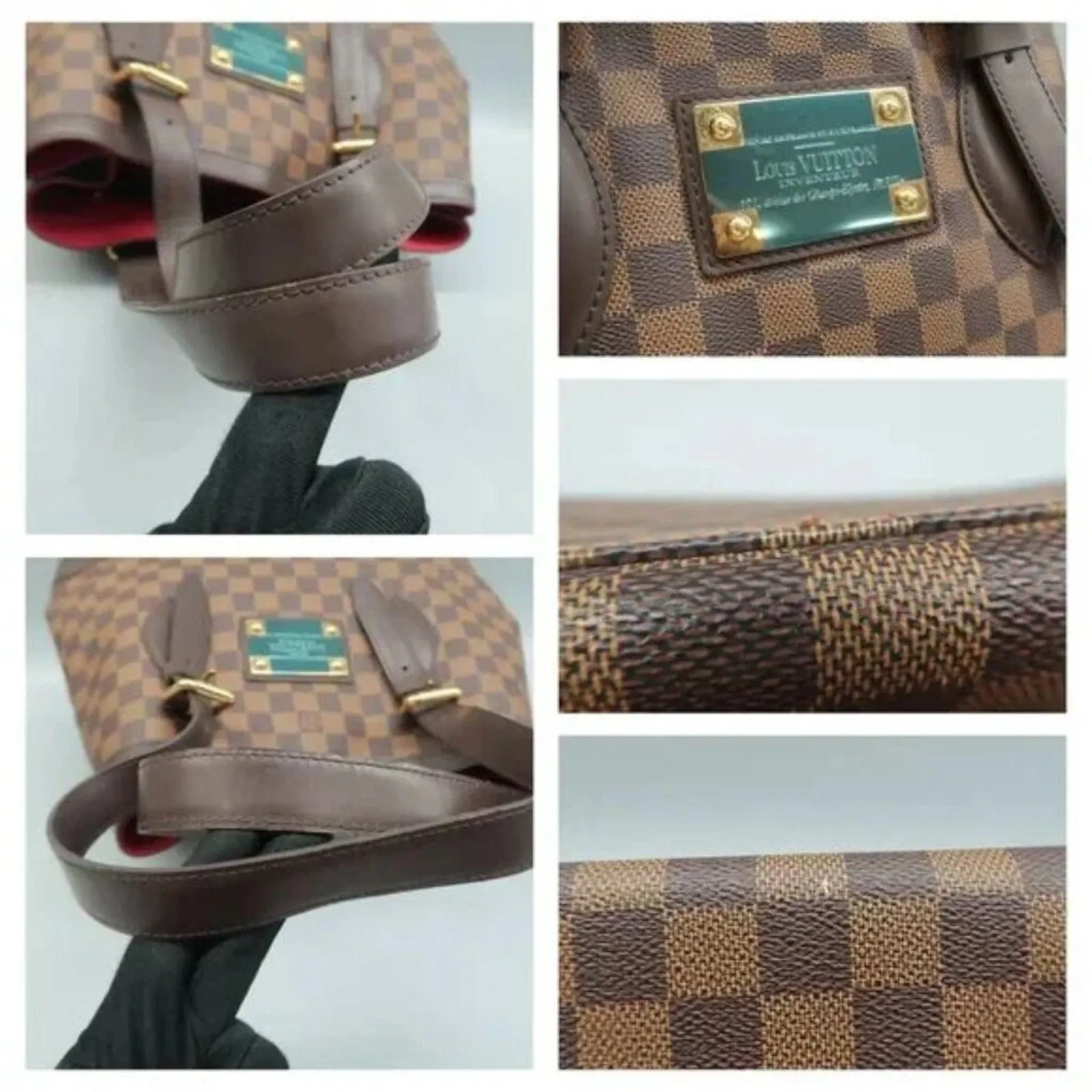 Louis Vuitton Hampstead Brown Damier Ebene Canvas Shoulder Bag