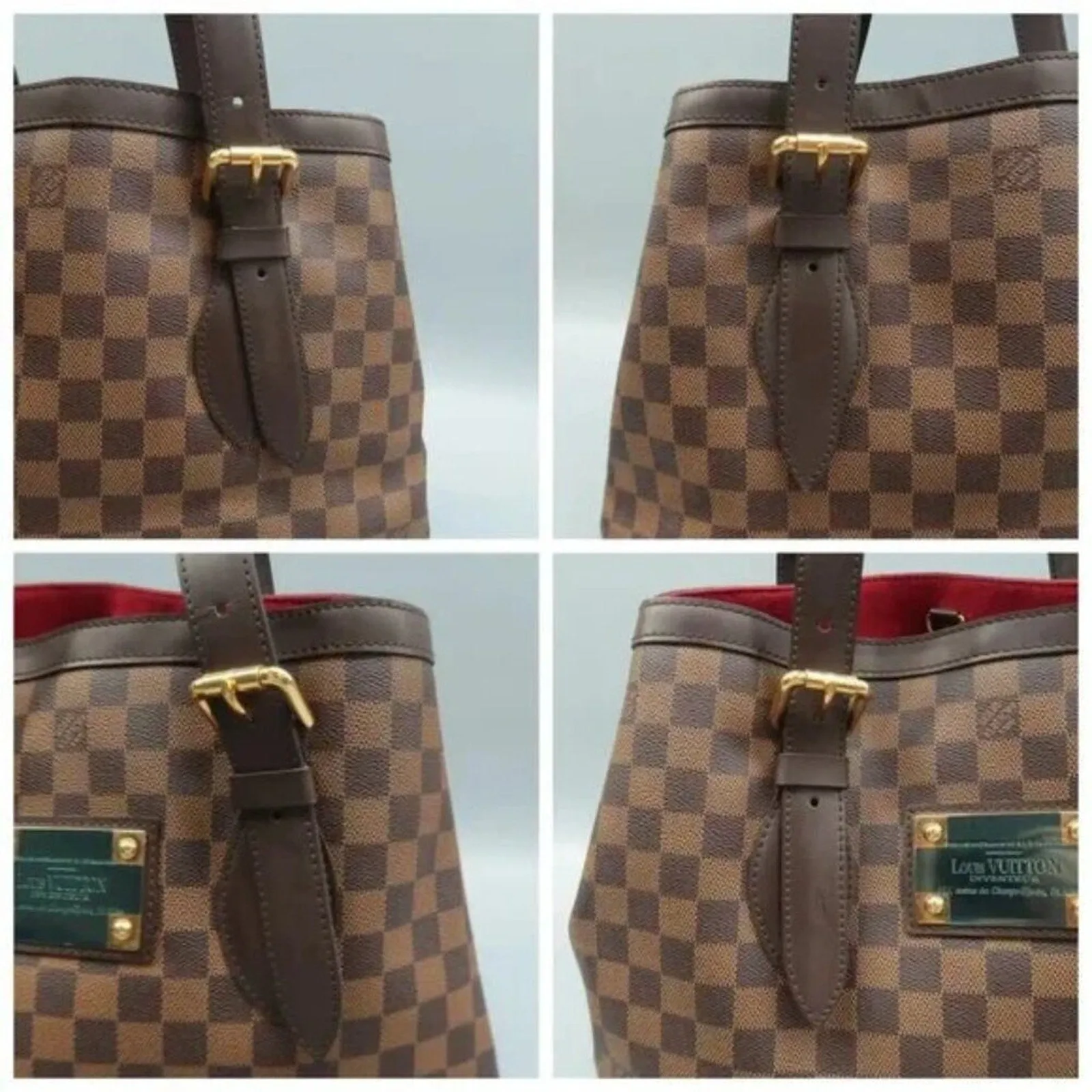 Louis Vuitton Hampstead Brown Damier Ebene Canvas Shoulder Bag