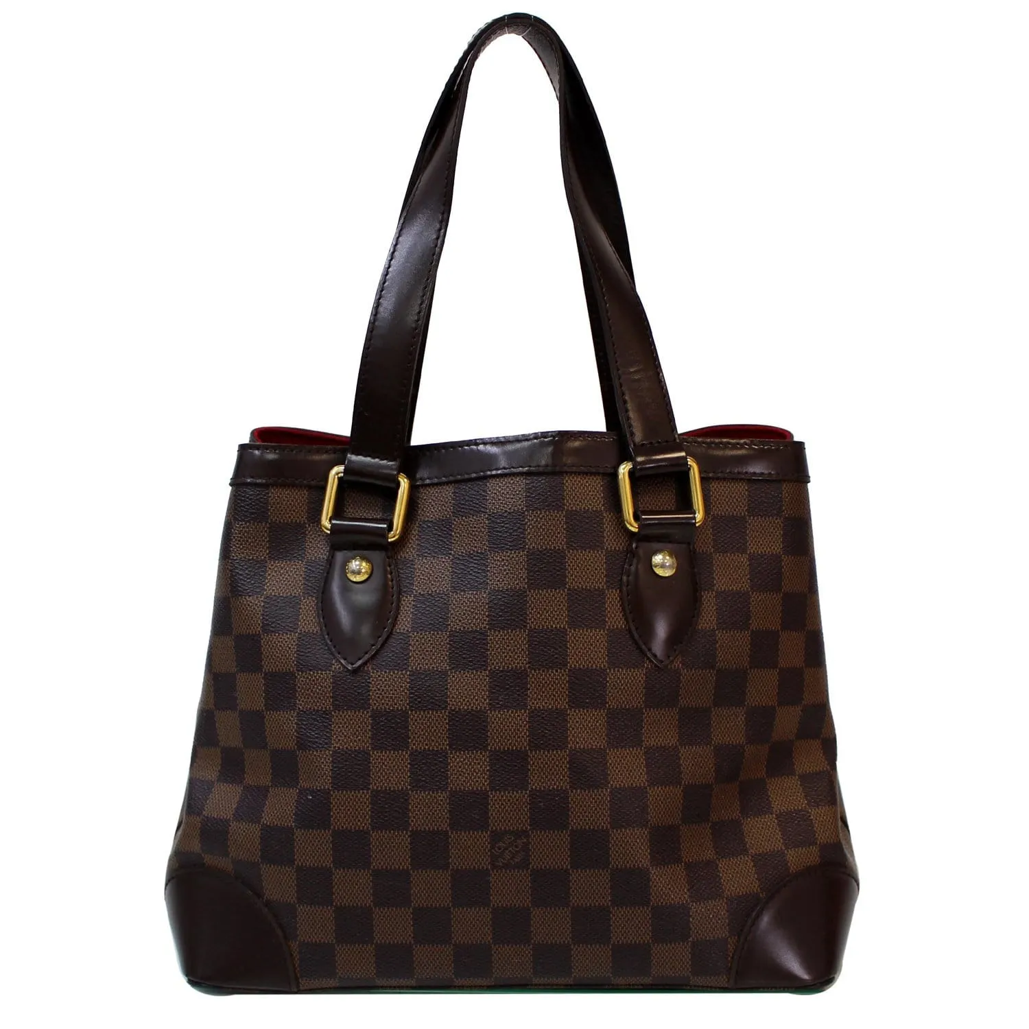 LOUIS VUITTON Hampstead PM Damier Ebene Shoulder Bag Brown