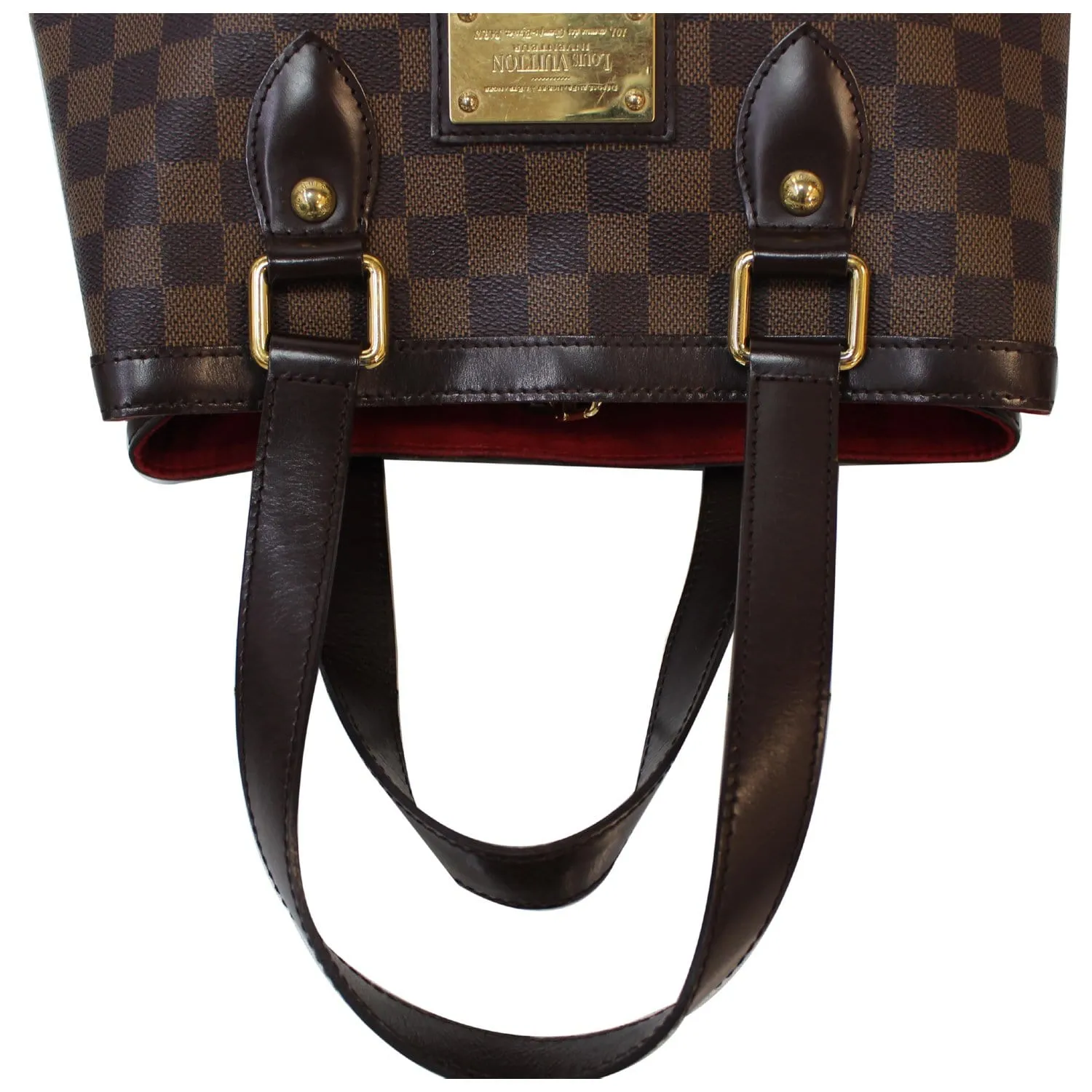 LOUIS VUITTON Hampstead PM Damier Ebene Shoulder Bag Brown