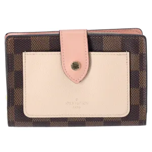 Louis Vuitton Juliet Bifold Wallet N60380 Creme Damier Ebene Canvas