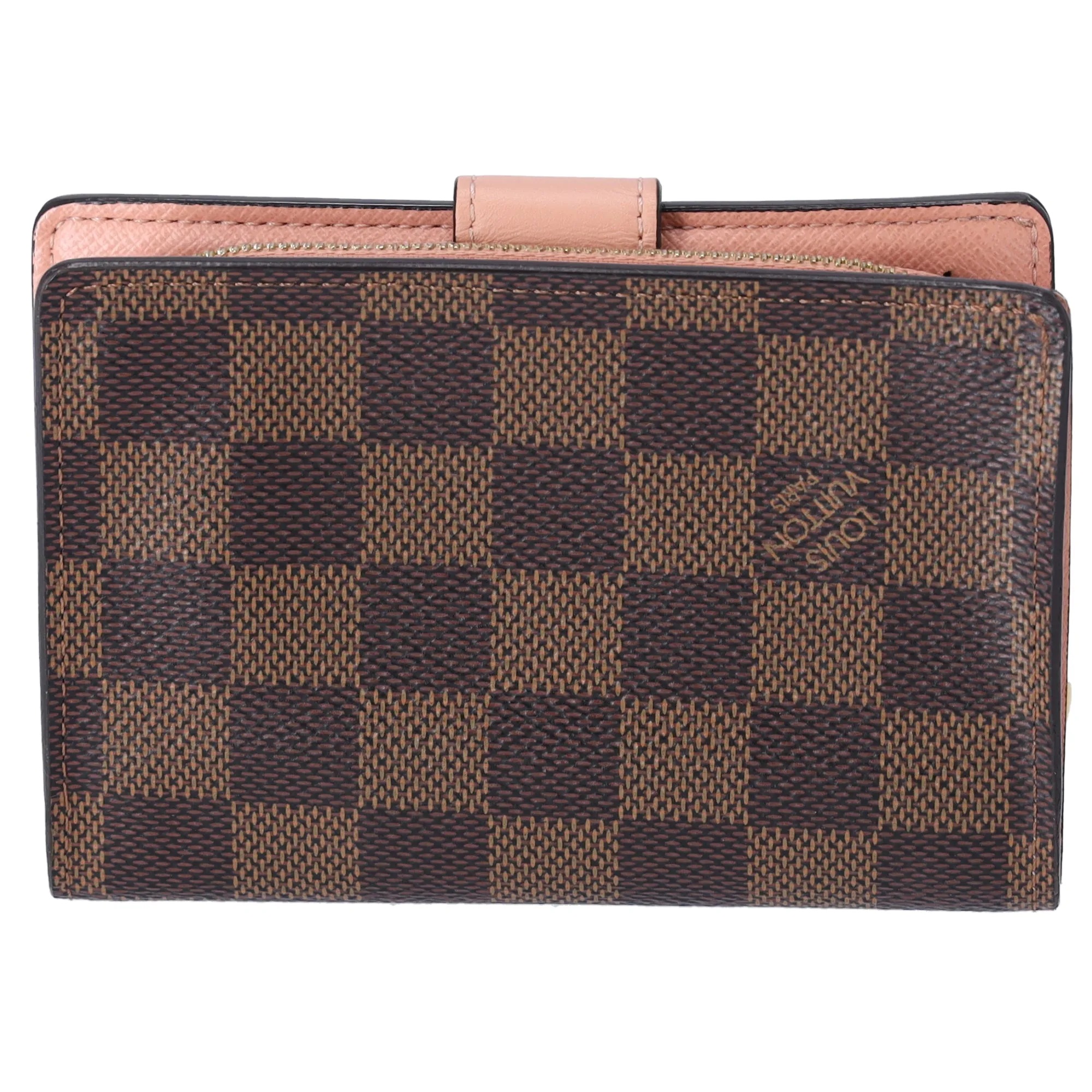 Louis Vuitton Juliet Bifold Wallet N60380 Creme Damier Ebene Canvas