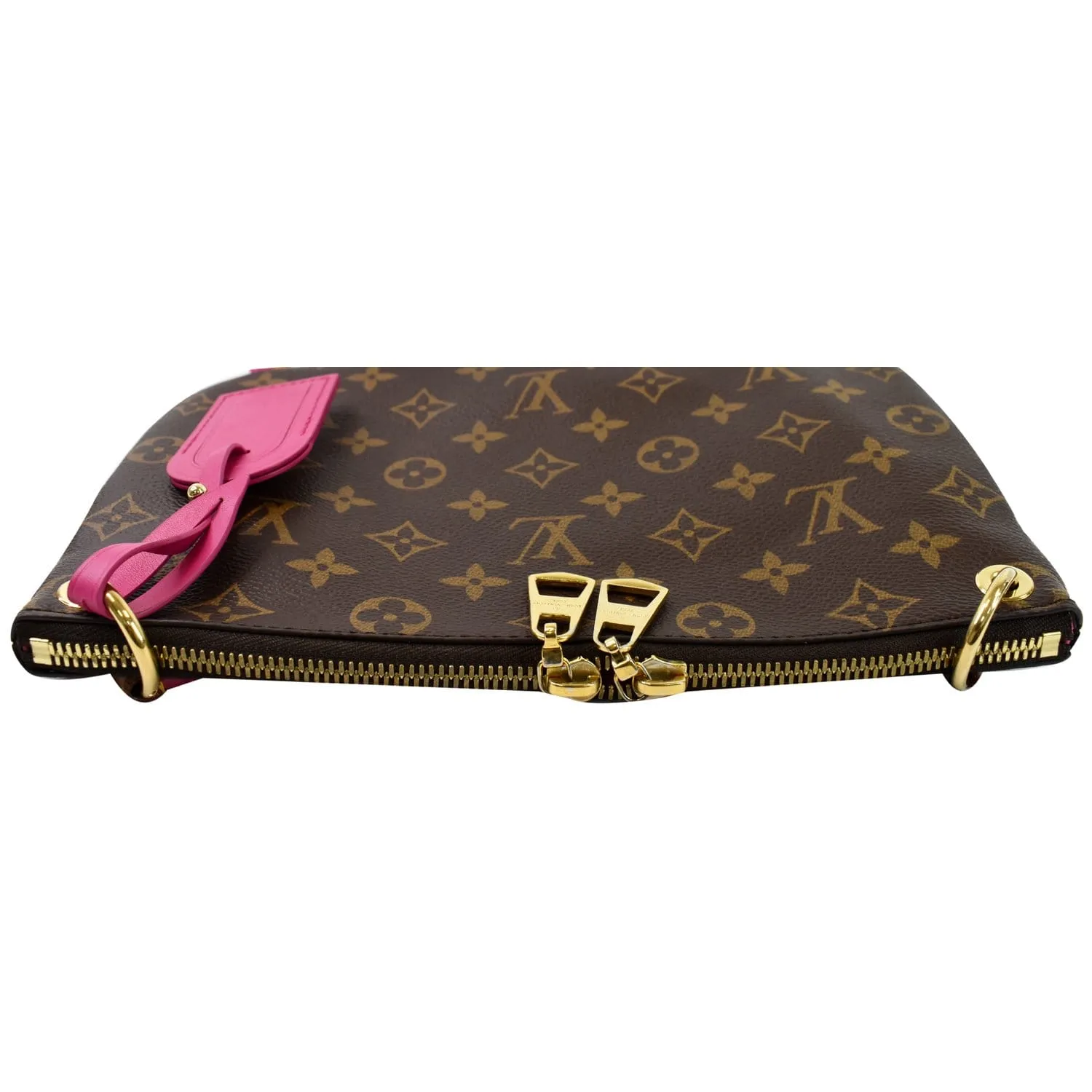 LOUIS VUITTON Lorette Monogram Canvas Shoulder Bag Brown