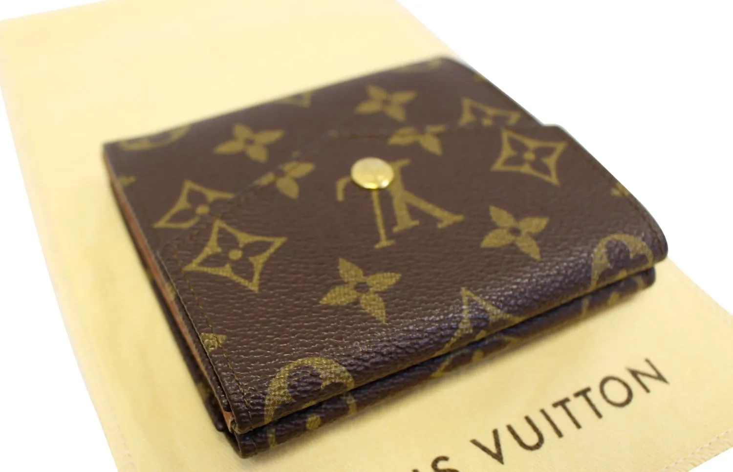 LOUIS VUITTON Monogram Canvas Elise Trifold Wallet