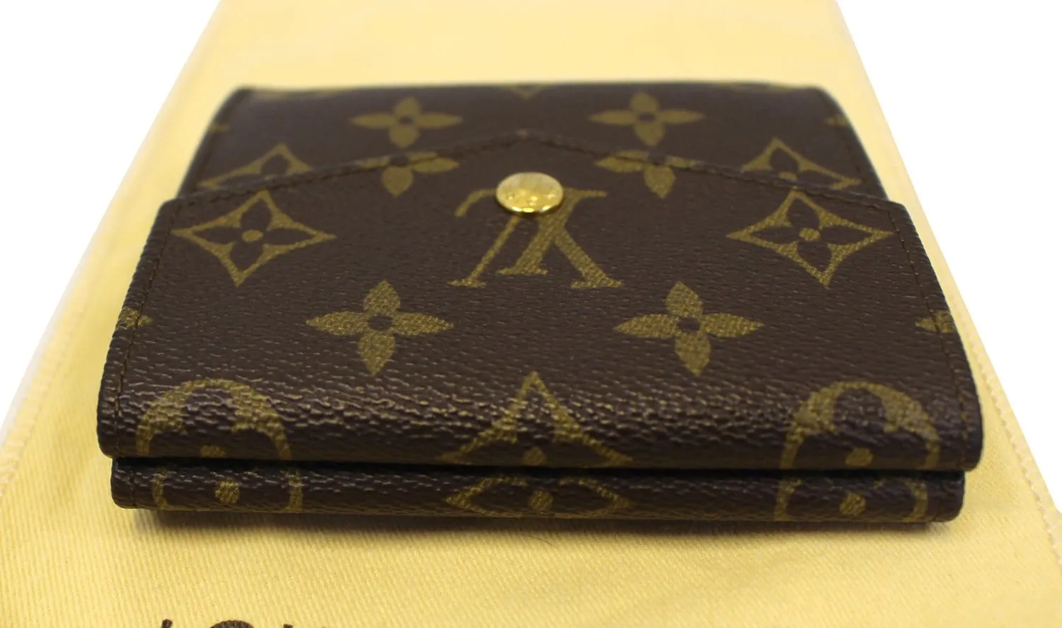 LOUIS VUITTON Monogram Canvas Elise Trifold Wallet
