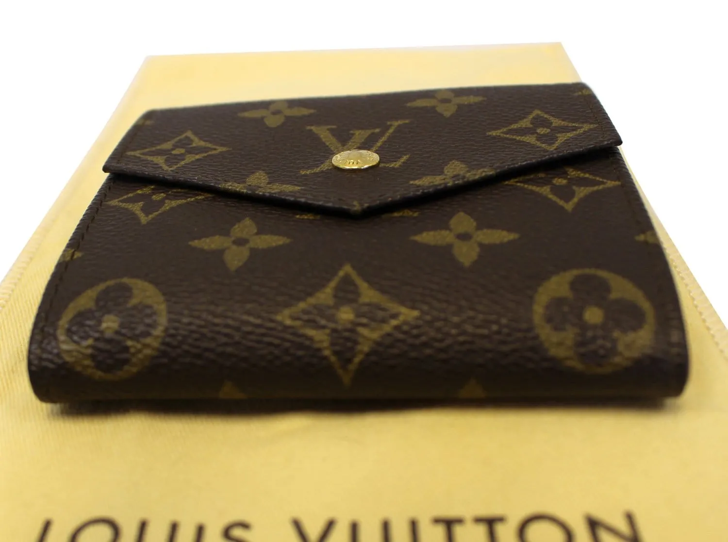 LOUIS VUITTON Monogram Canvas Elise Trifold Wallet
