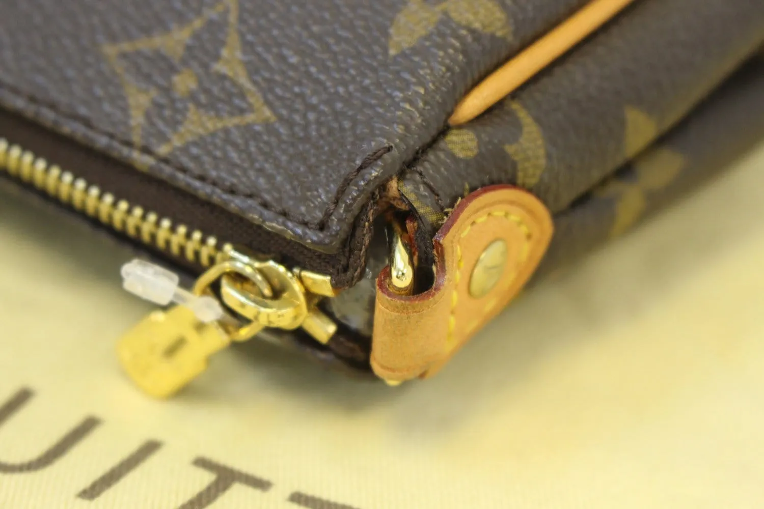 LOUIS VUITTON Monogram Canvas Eva Clutch Bag