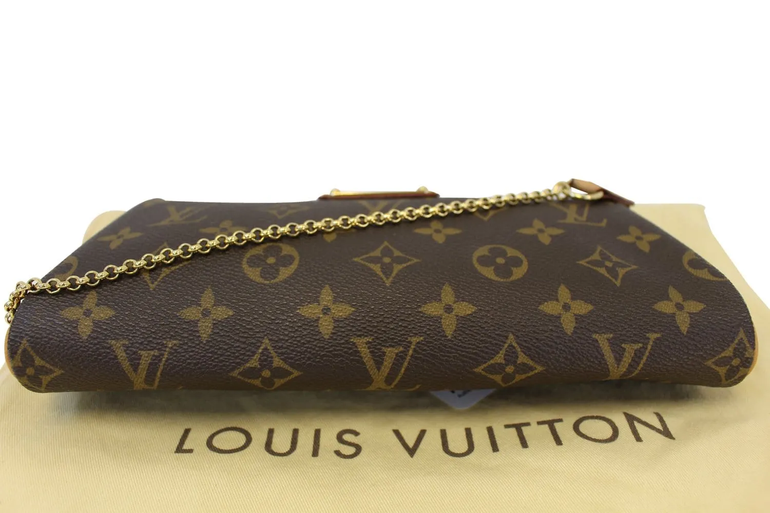 LOUIS VUITTON Monogram Canvas Eva Clutch Bag