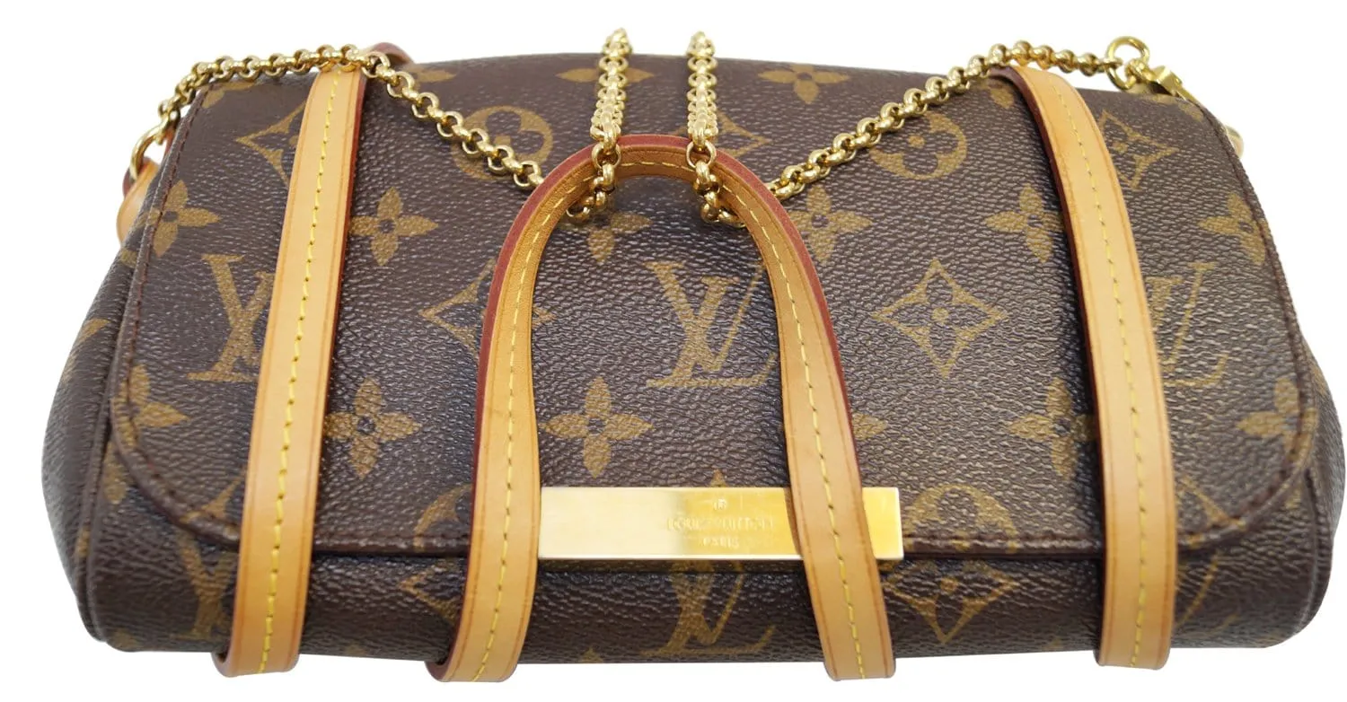 LOUIS VUITTON Monogram Canvas Favorite PM Crossbody Bag