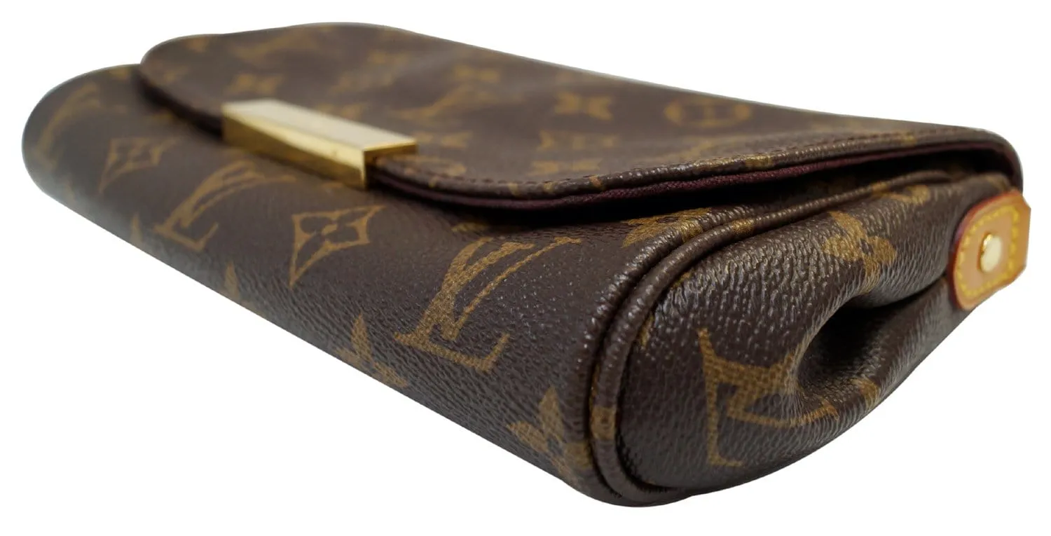 LOUIS VUITTON Monogram Canvas Favorite PM Crossbody Bag