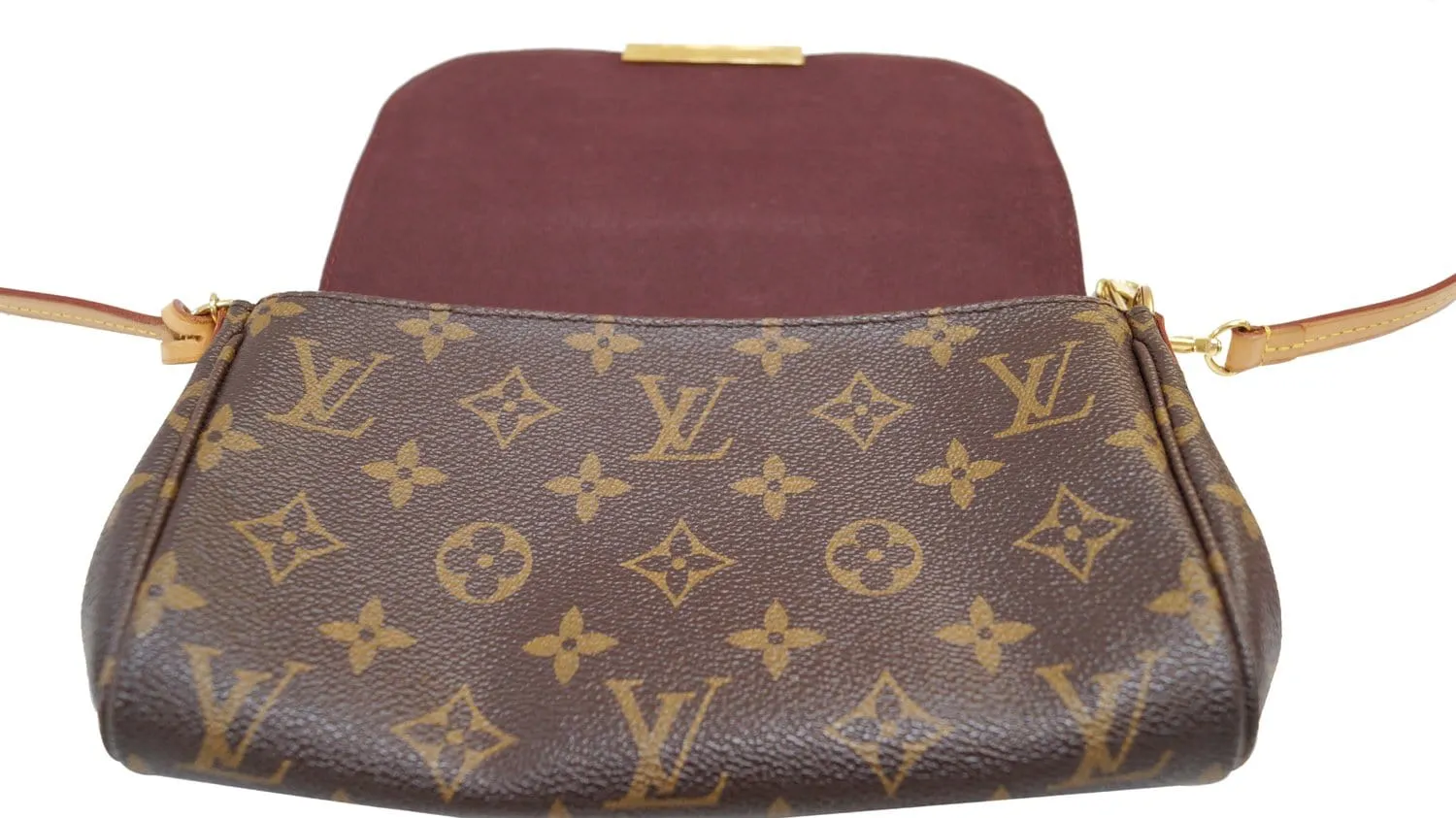 LOUIS VUITTON Monogram Canvas Favorite PM Crossbody Bag