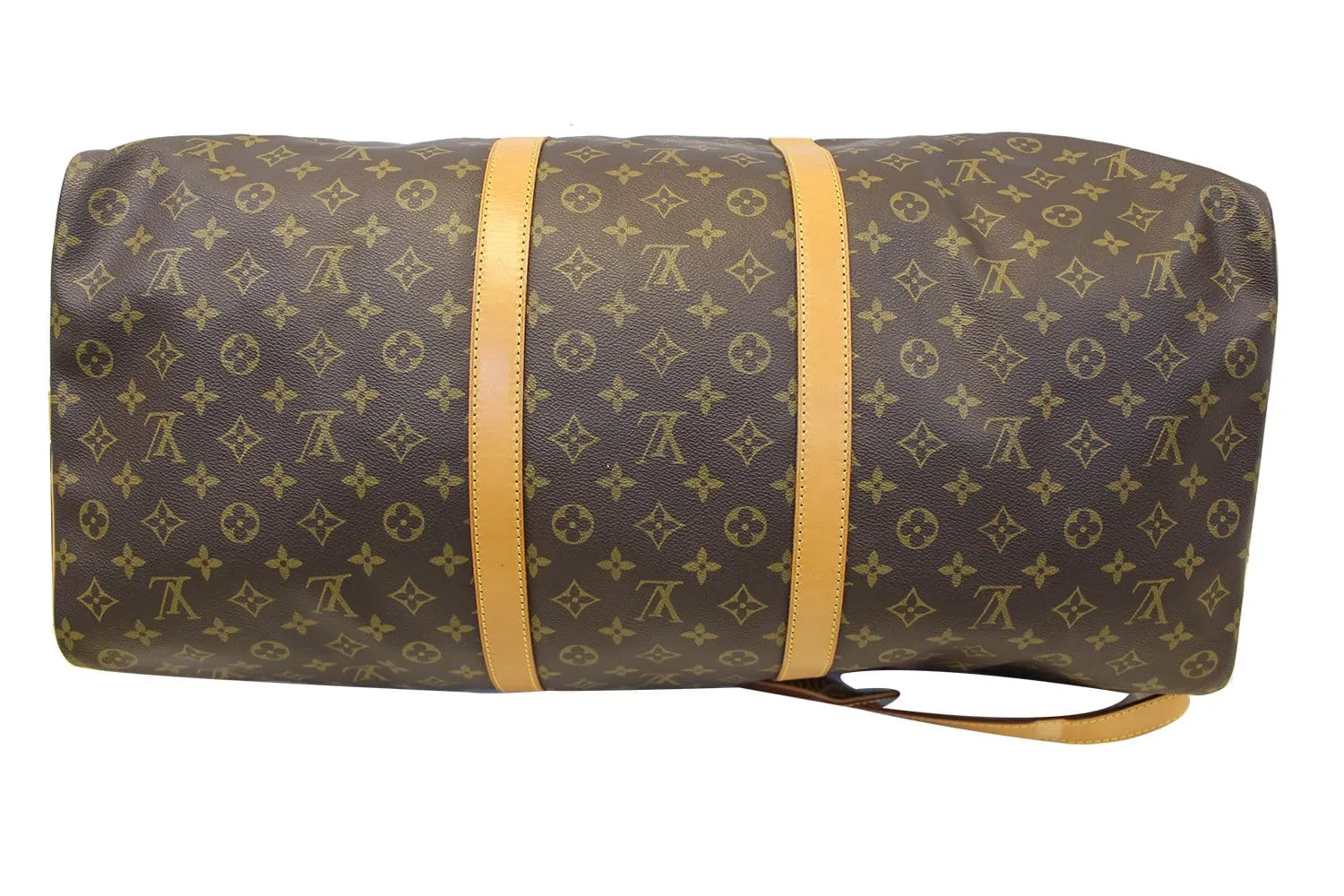 LOUIS VUITTON Monogram Canvas Keepall 60 Bandouliere Travel Bag