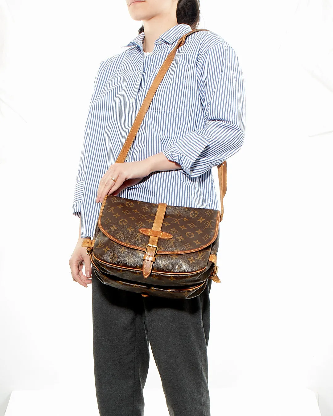Louis Vuitton Monogram Canvas Saumur 30 Crossbody Bag