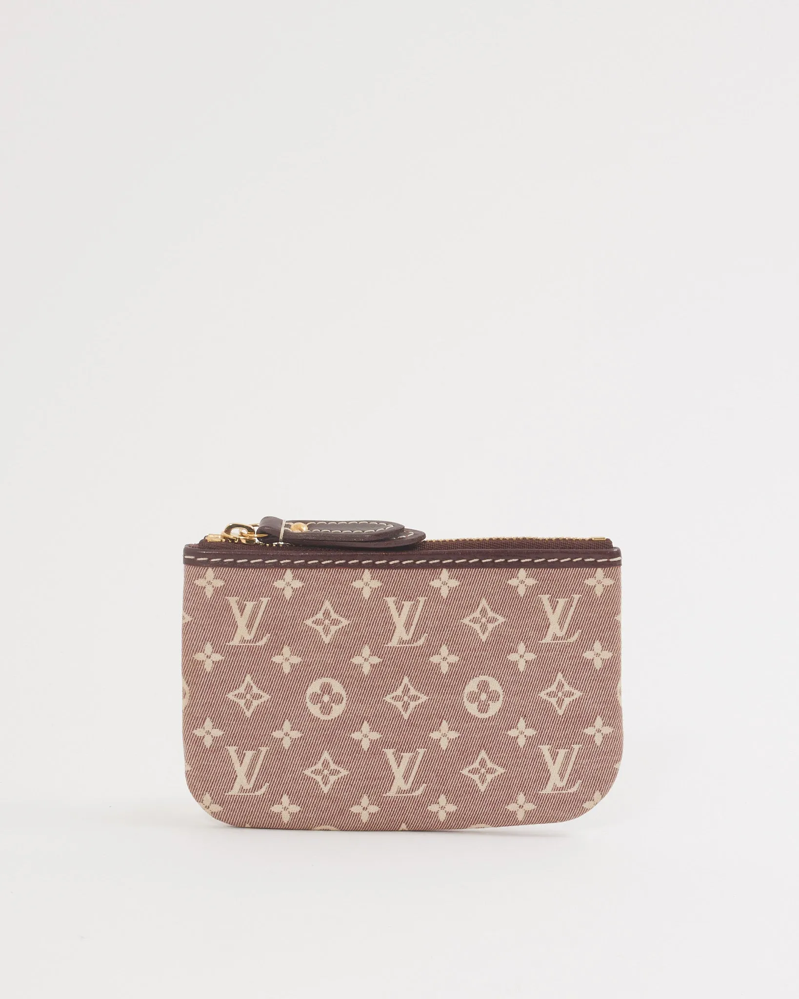 Louis Vuitton Monogram Mini Lin Key Chain Pouch