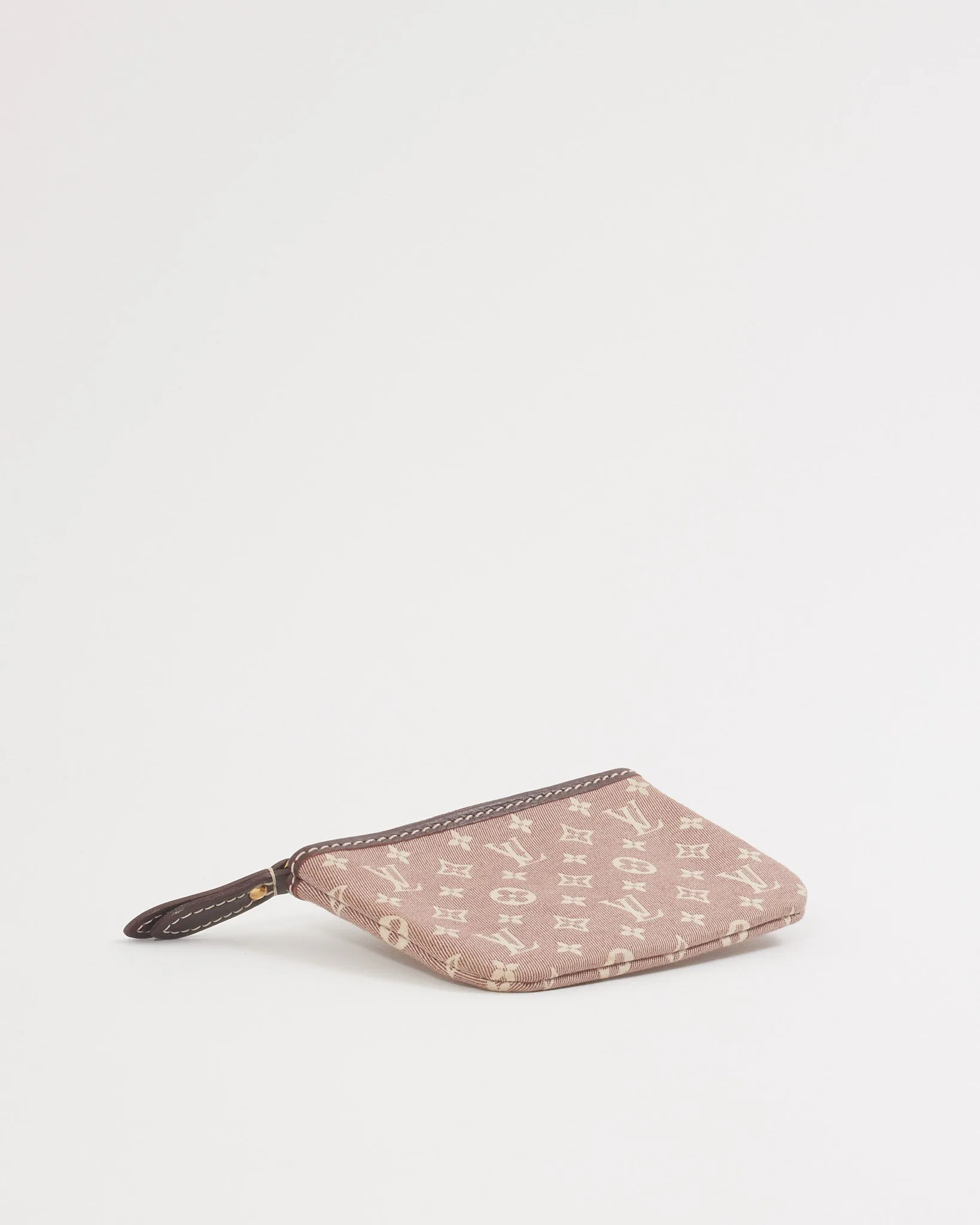 Louis Vuitton Monogram Mini Lin Key Chain Pouch