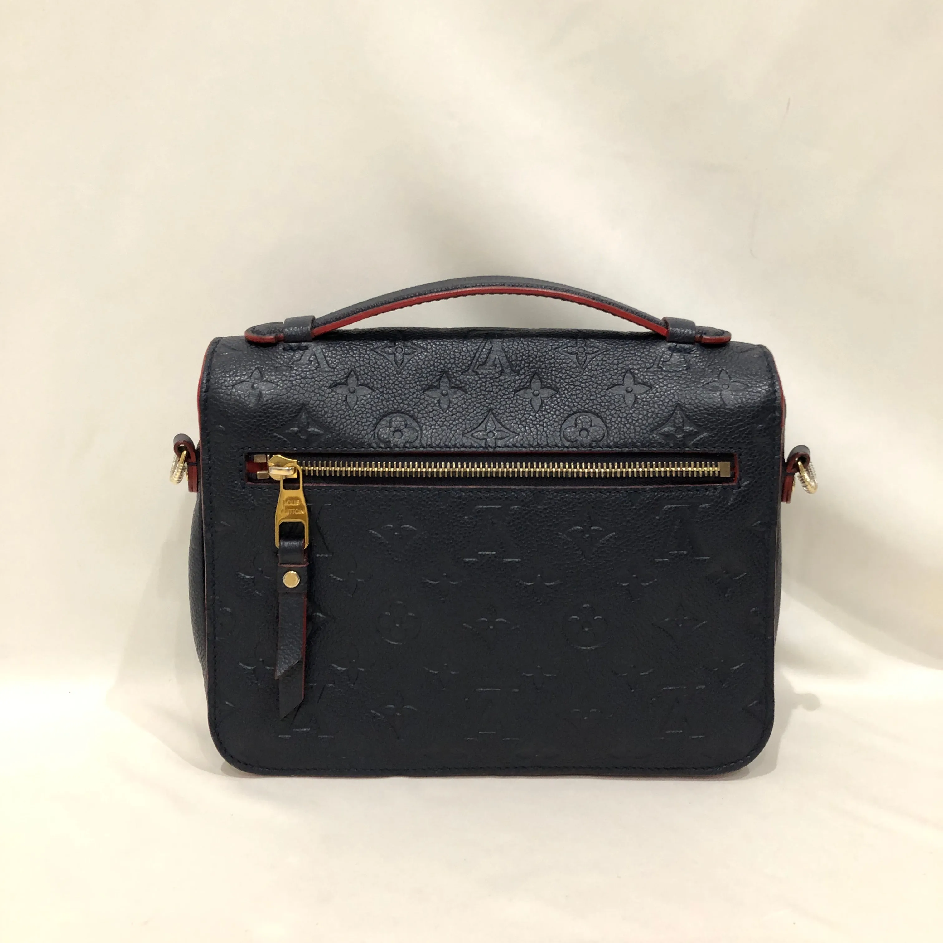 Louis Vuitton Navy Red Metis Pochette Crossbody Bag Sku# 83256