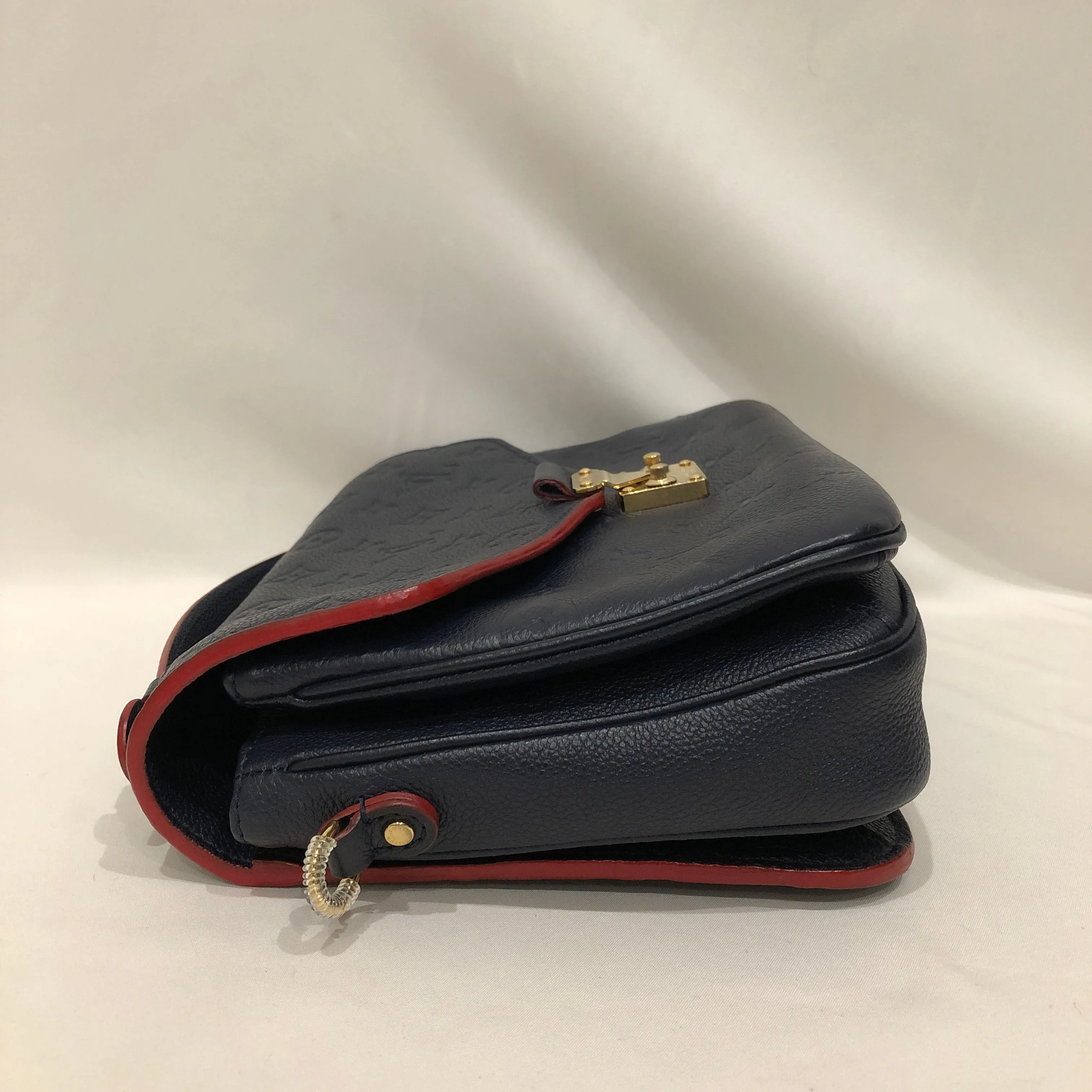 Louis Vuitton Navy Red Metis Pochette Crossbody Bag Sku# 83256