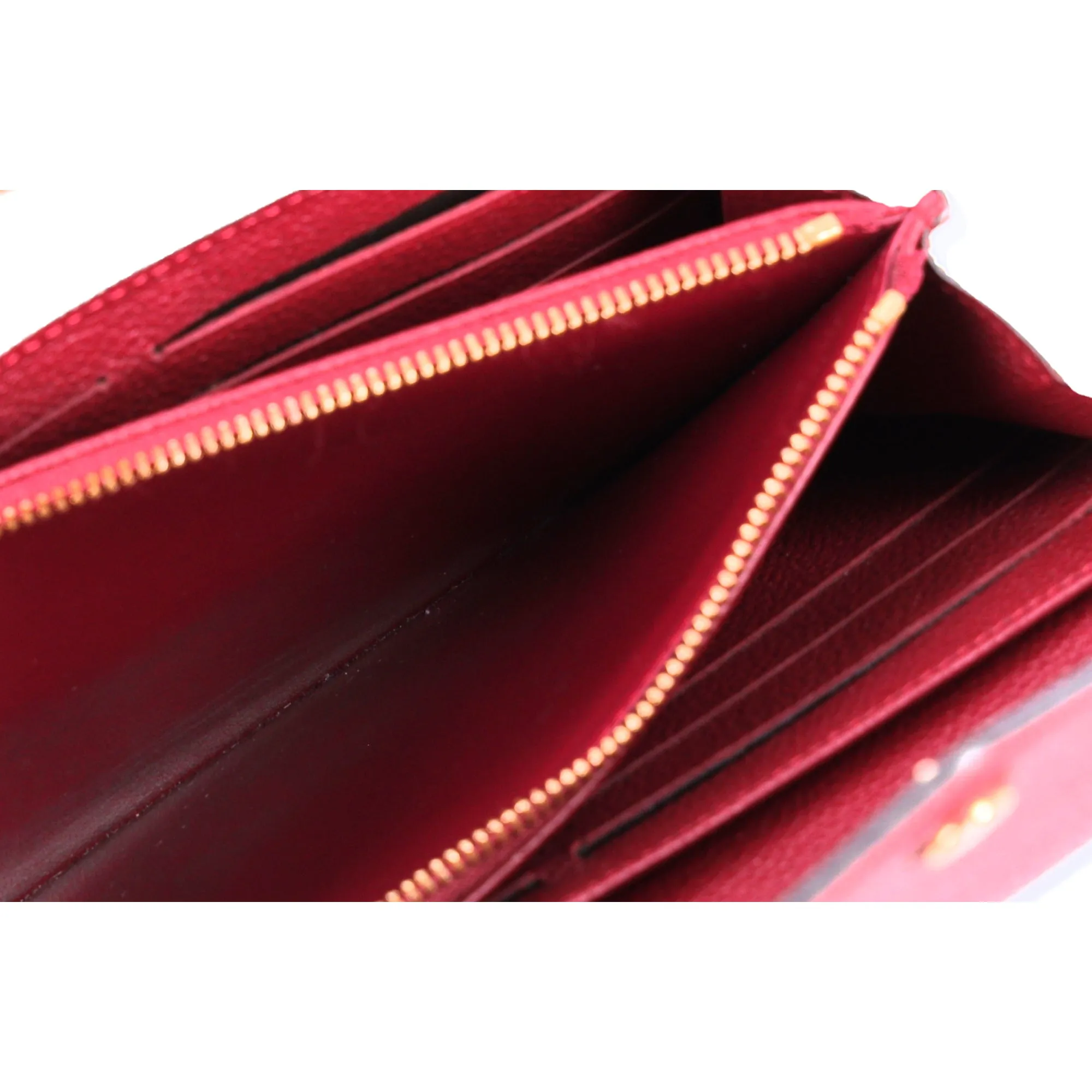 Louis Vuitton Portefeuille Sarah Monogram Empreinte Long Wallet M62213 Raisin
