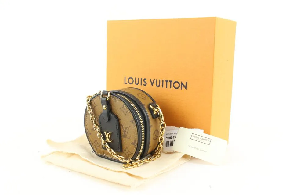 Louis Vuitton Reverse Monogram Boite Chapeau Necklace 4lv524a