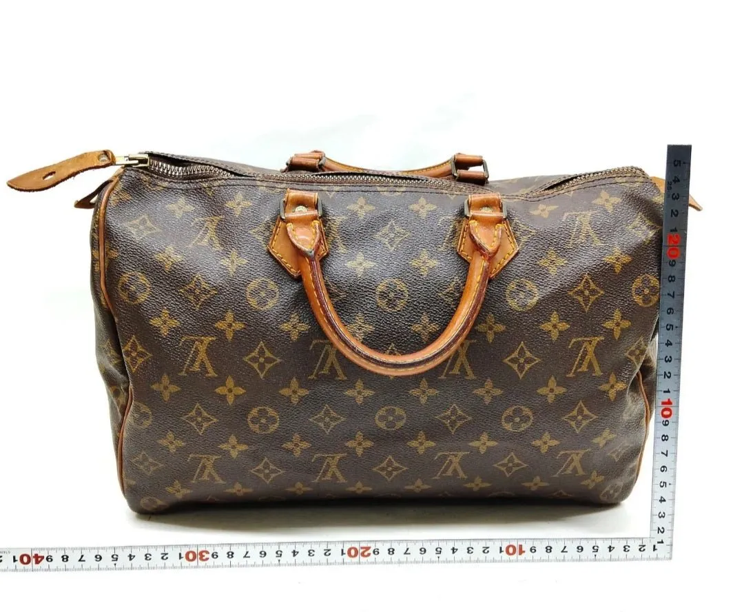 Louis Vuitton Speedy 35 Brown Monogram Hand Bag