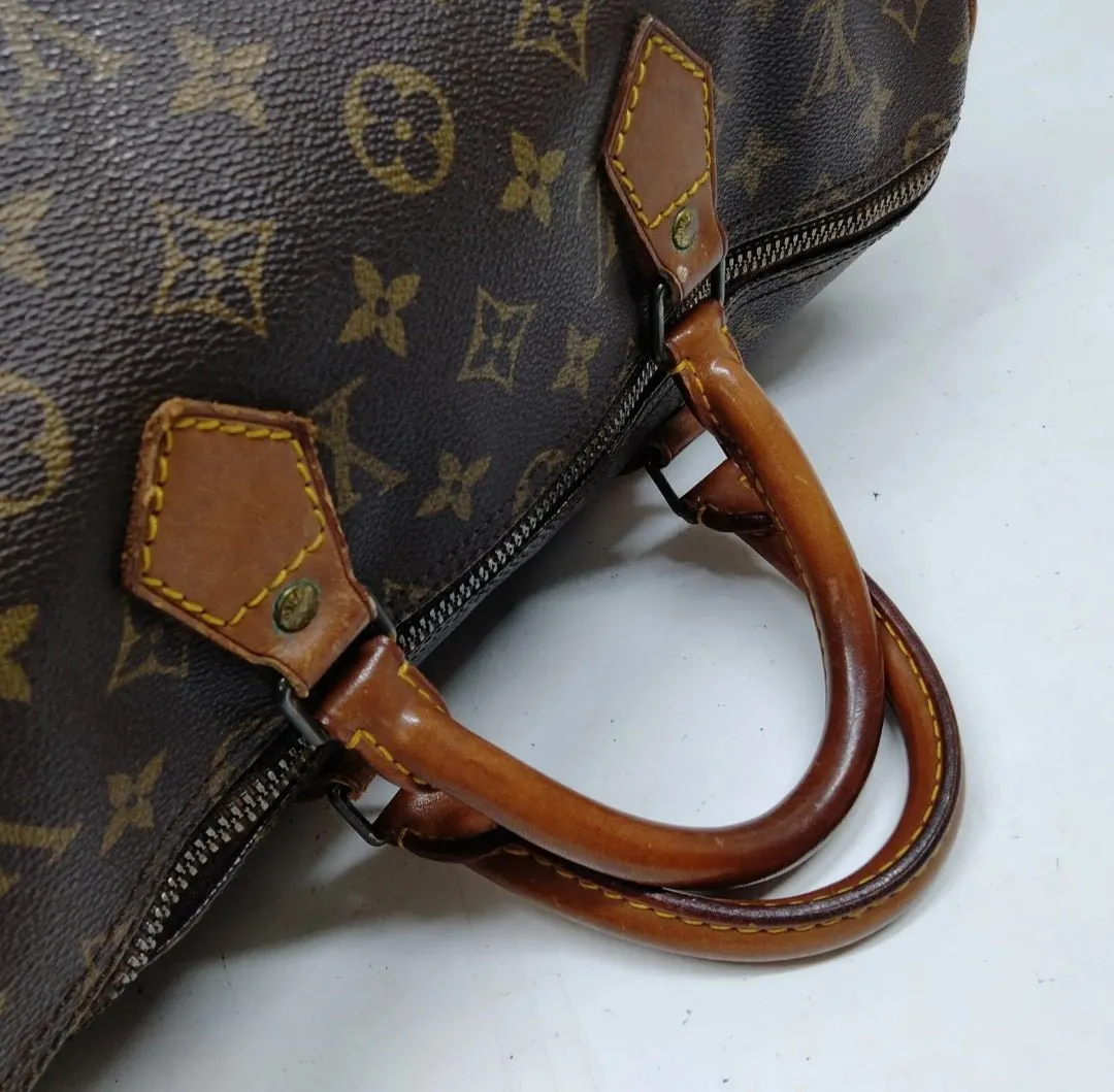 Louis Vuitton Speedy 35 Brown Monogram Hand Bag