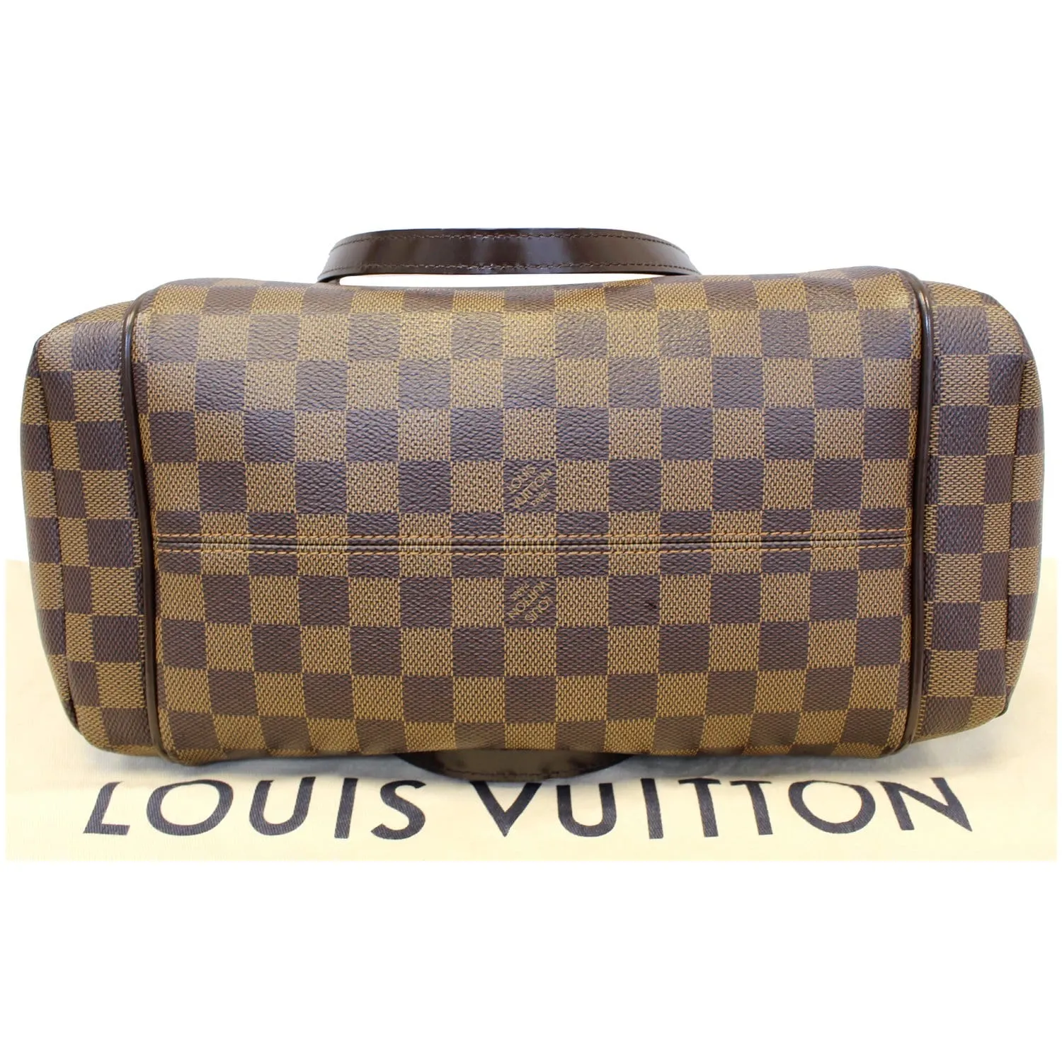 Louis Vuitton Totally MM Damier Ebene Shoulder Bag Brown