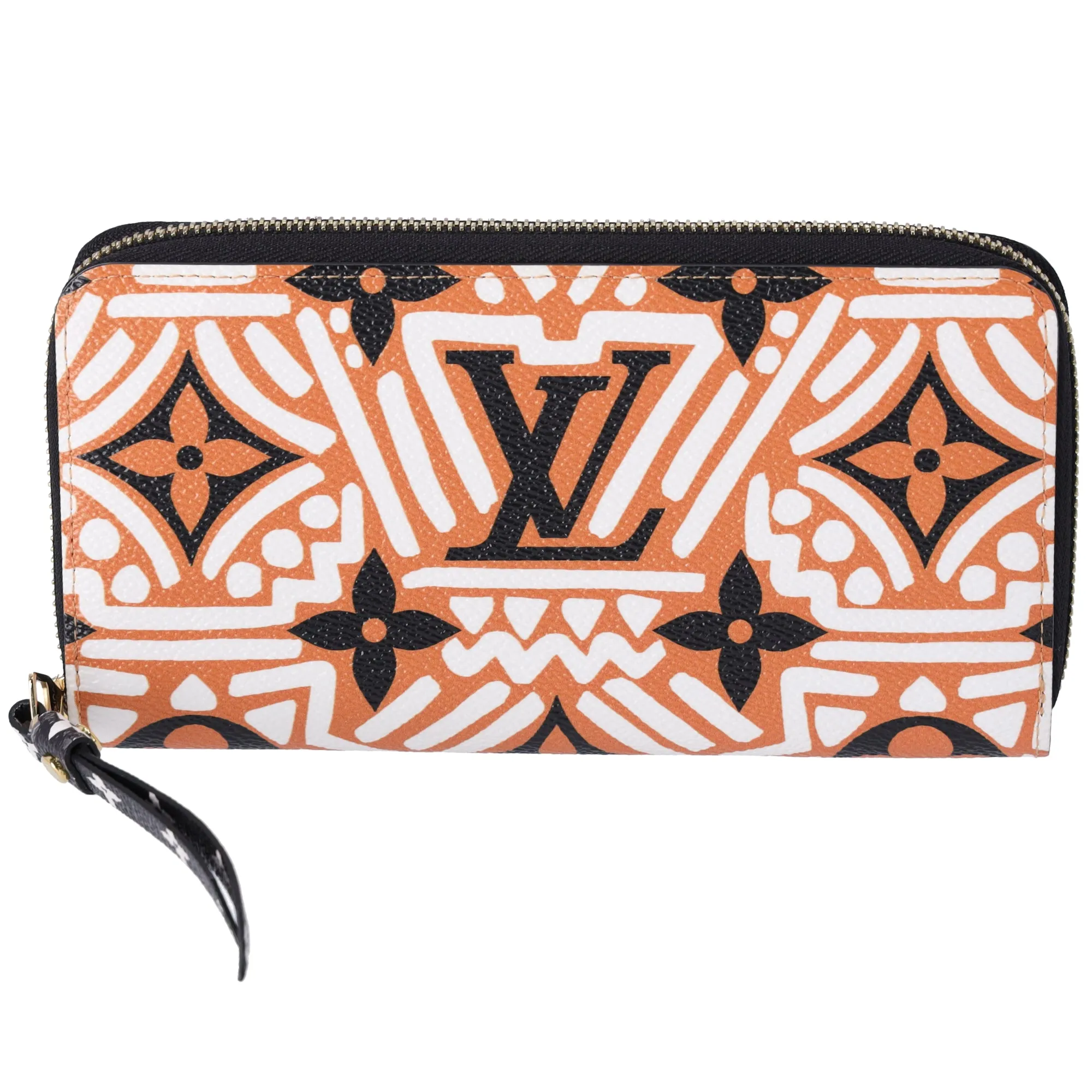 Louis Vuitton Zippy Wallet LV Crafty Monogram M69437 Creme Caramel Canvas