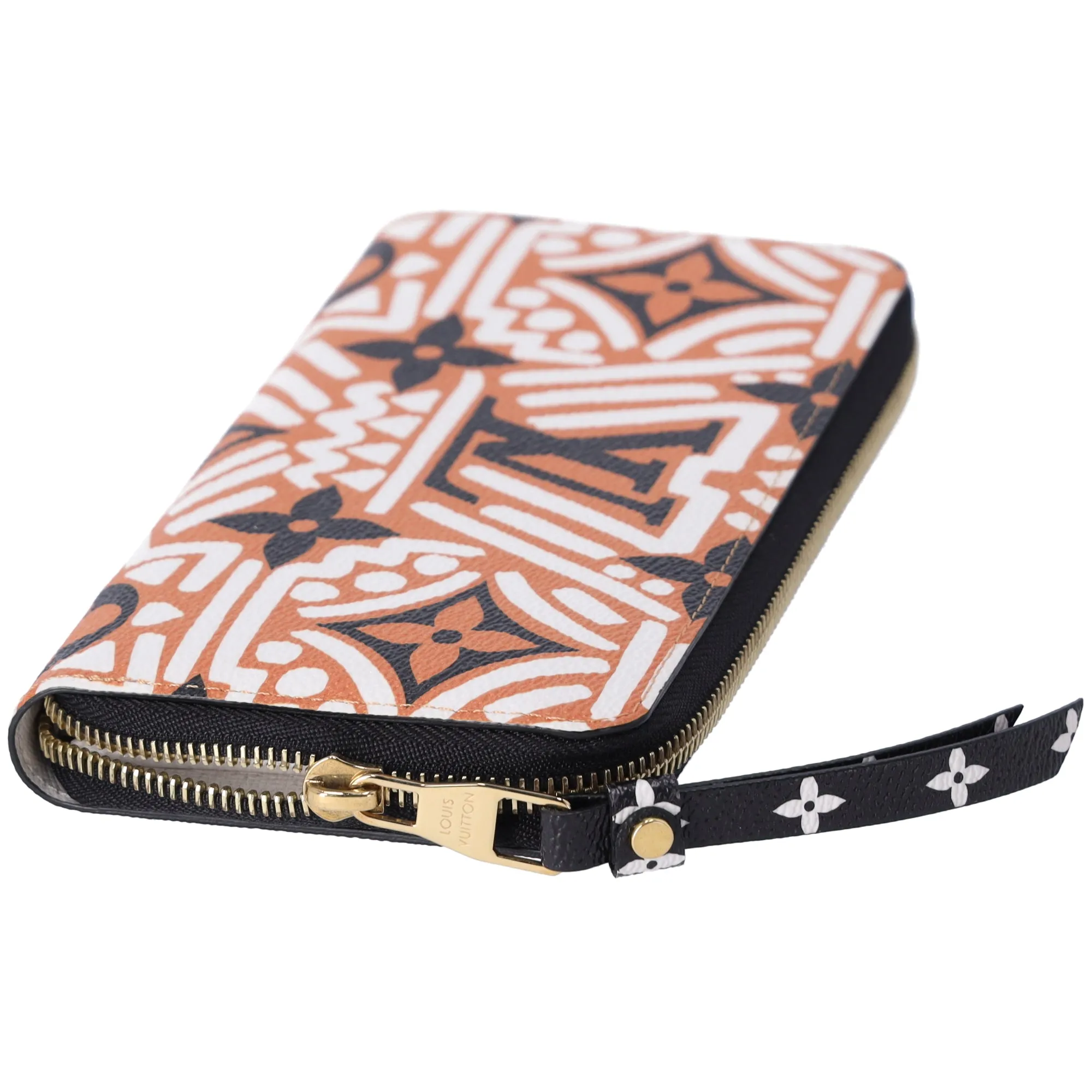 Louis Vuitton Zippy Wallet LV Crafty Monogram M69437 Creme Caramel Canvas