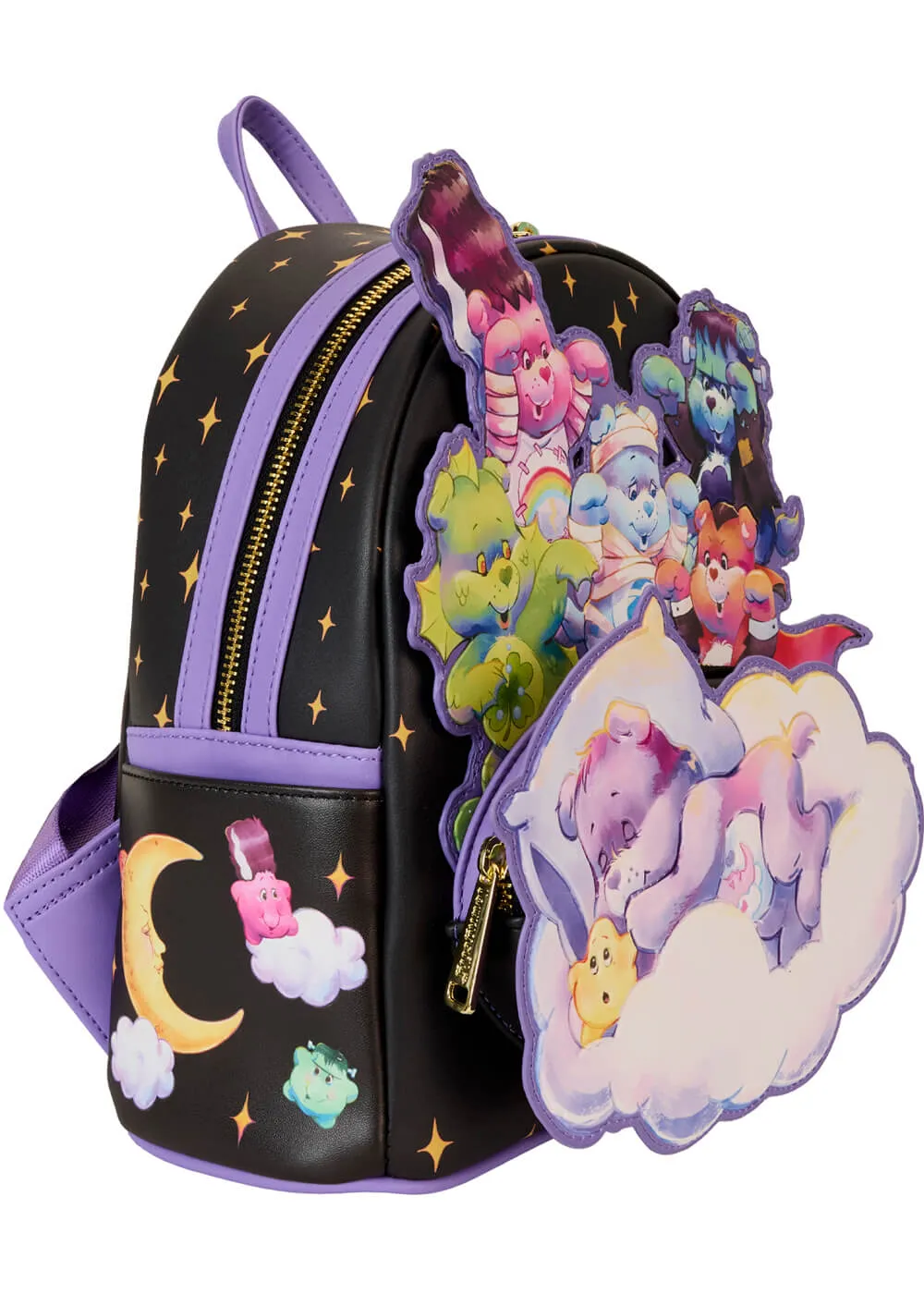 Loungefly Carebears x Universal Monsters Scary Dreams Backpack Black